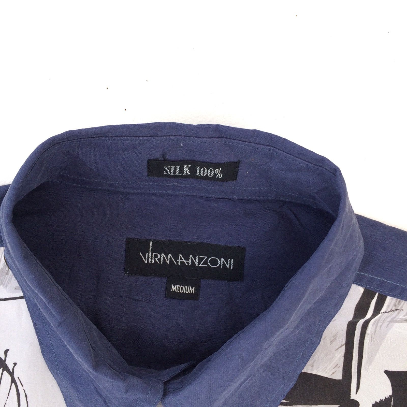 Japanese Brand Virmanzoni Japan Silk Art Design Shirt Size US M / EU 48-50 / 2 - 3 Thumbnail