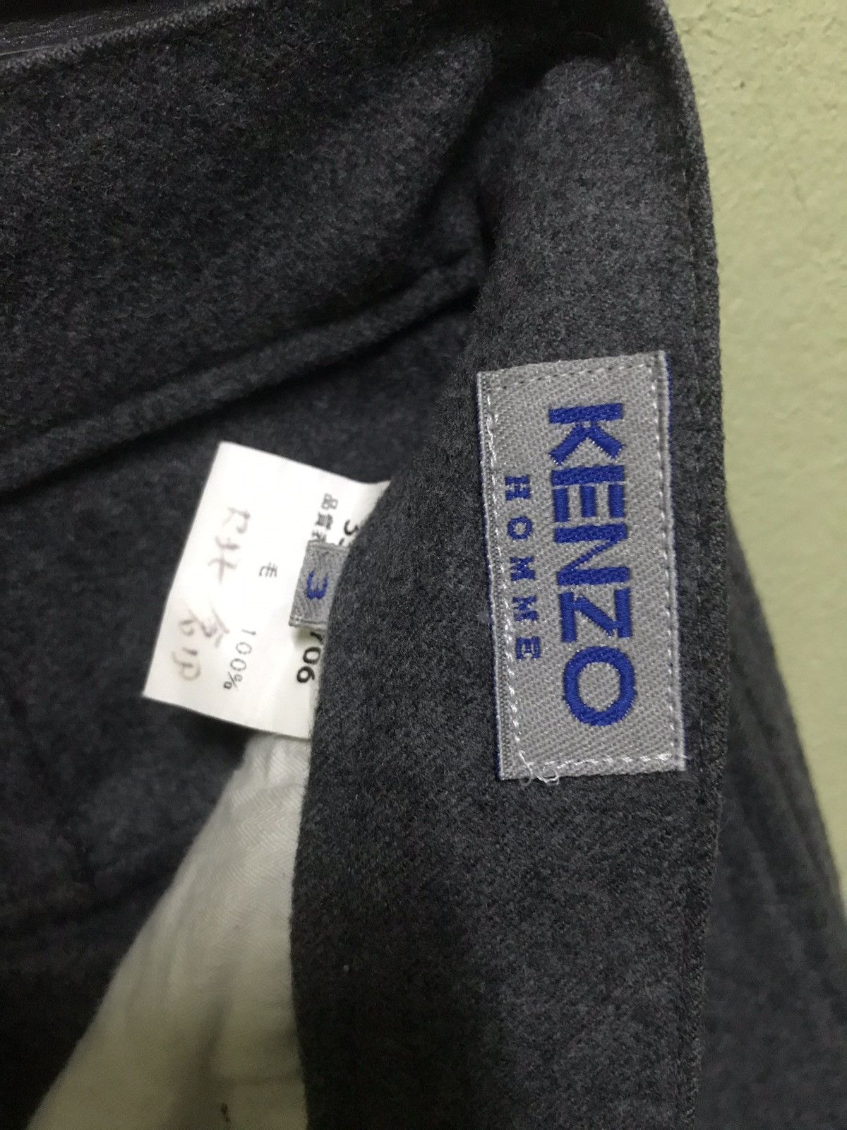Kenzo × Vintage KENZO homme Wool Pants Six pocket Size US 32 / EU 48 - 7 Thumbnail