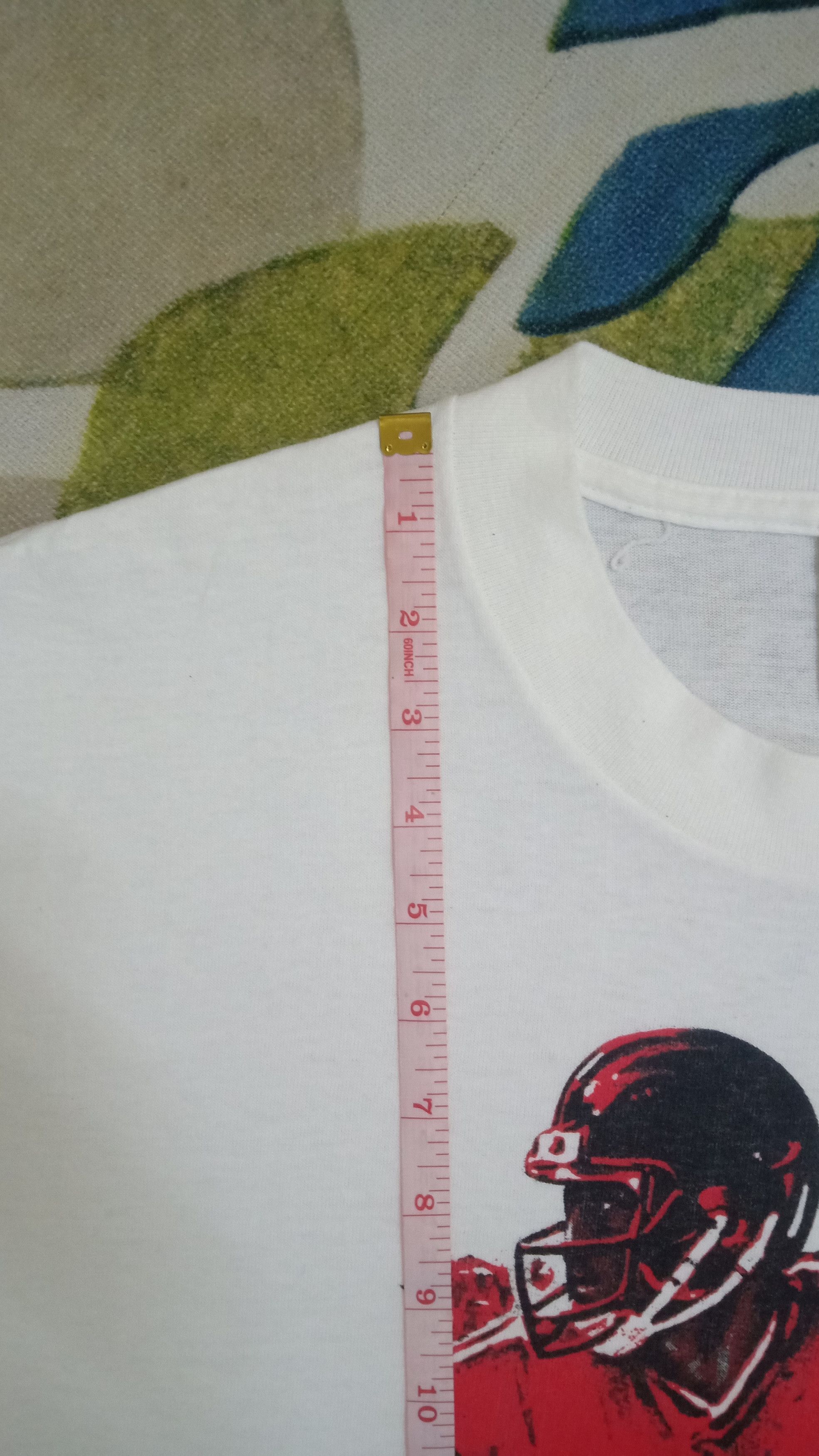 Coca Cola × NFL × Vintage Vintage 90s NFL Under The Helmet by Coca-cola Classic Tee Size US XL / EU 56 / 4 - 10 Thumbnail