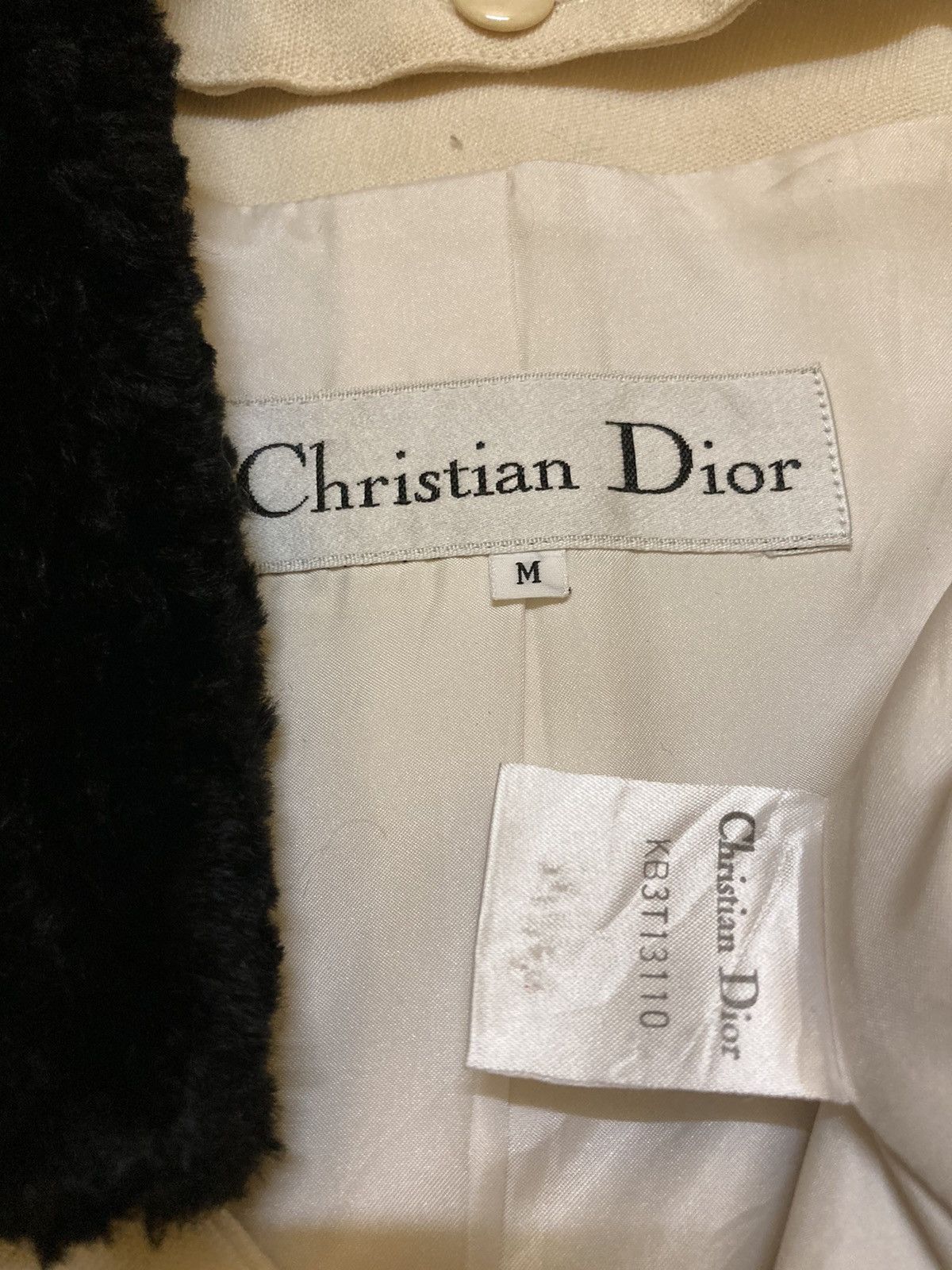 Christian Dior Monsieur × Designer Christian Dior with Fury Neck Light Jacket Size M / US 6-8 / IT 42-44 - 7 Thumbnail