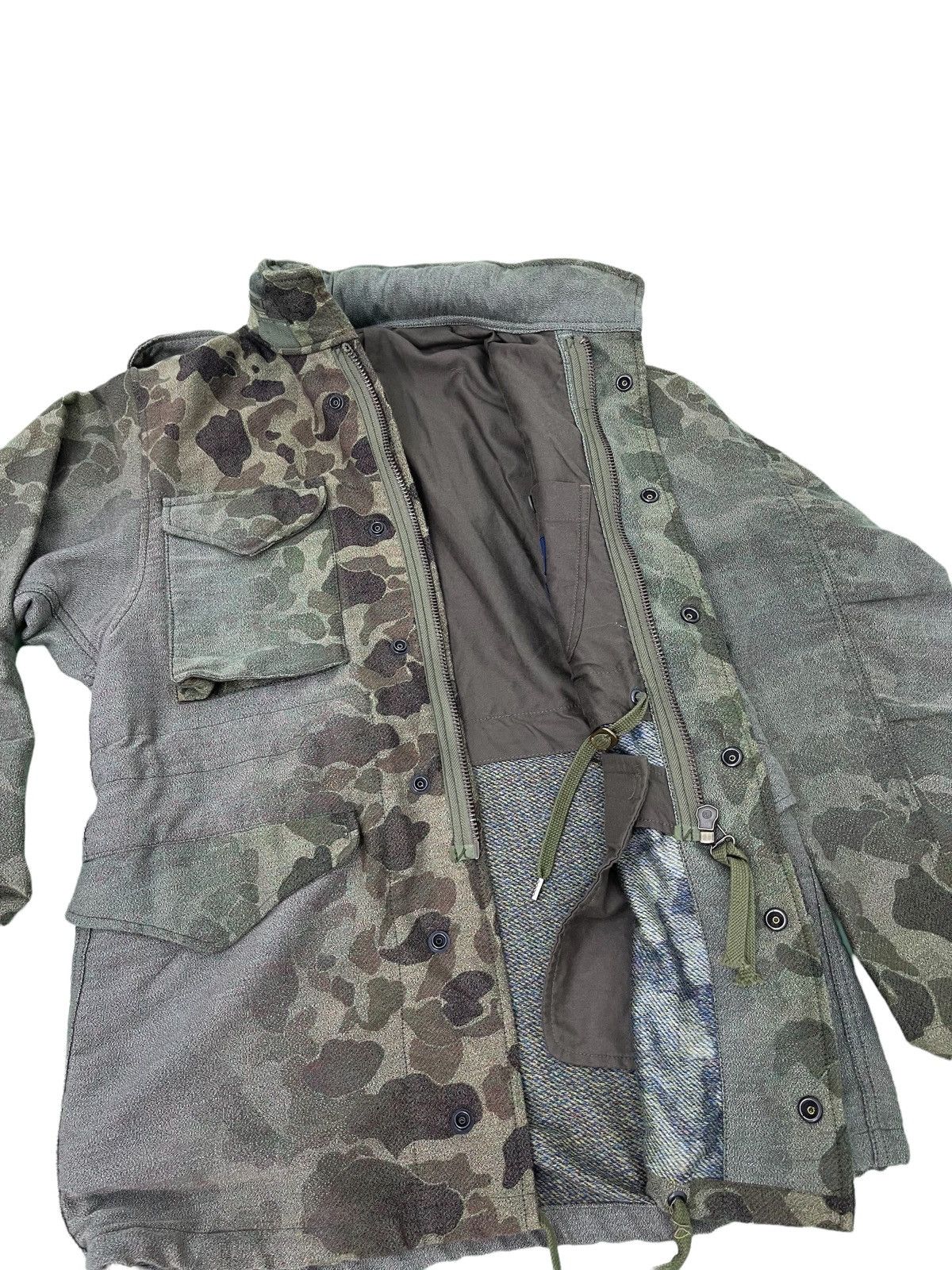 Maison MIHARA YASUHIRO Rare Miharayasuhiro Damask Camo Military Jacket 3🟩7 Size US M / EU 48-50 / 2 - 11 Thumbnail