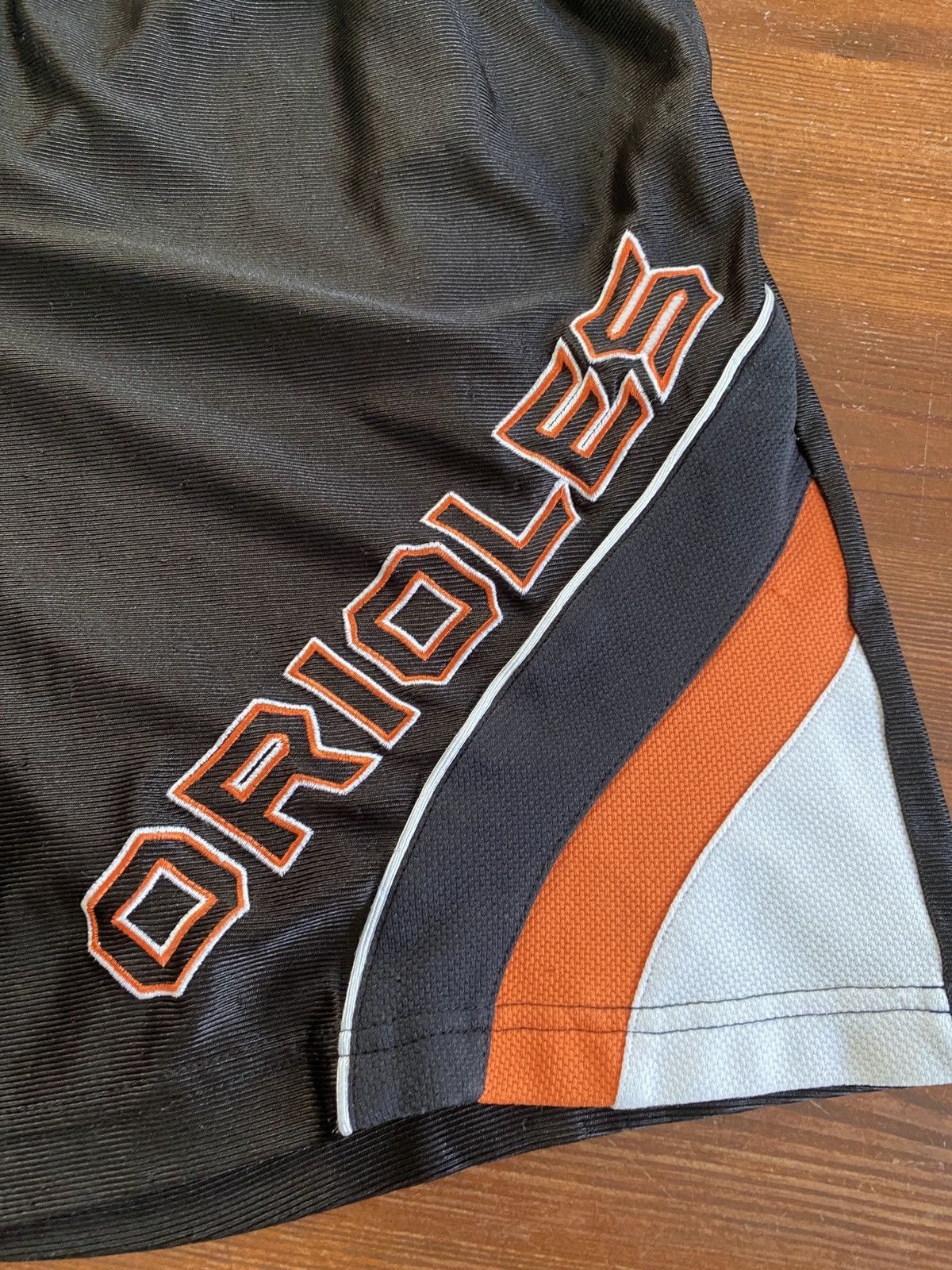 MLB Vintage 2001 Baltimore Orioles MLB Mesh Athletic Shorts Size US 34 / EU 50 - 2 Thumbnail