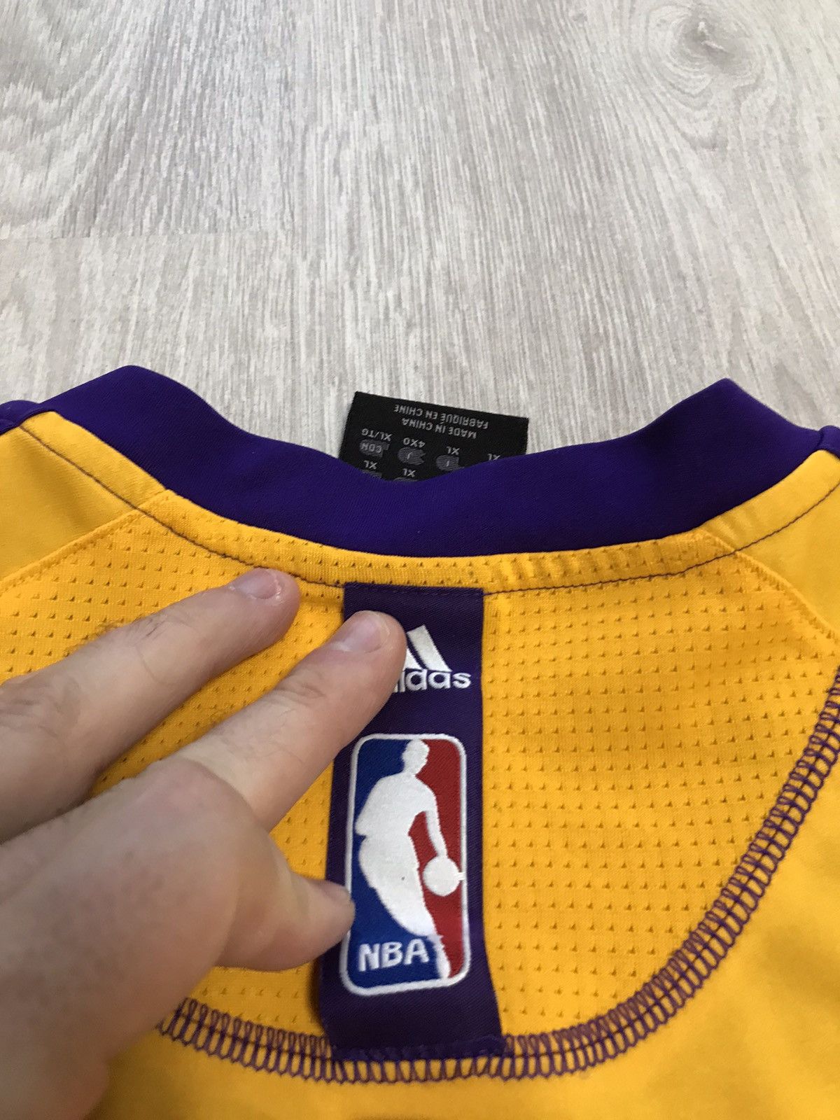 Adidas Vintage jersey Traning Lakers Kobe Bryant 24 Size US XL / EU 56 / 4 - 9 Thumbnail