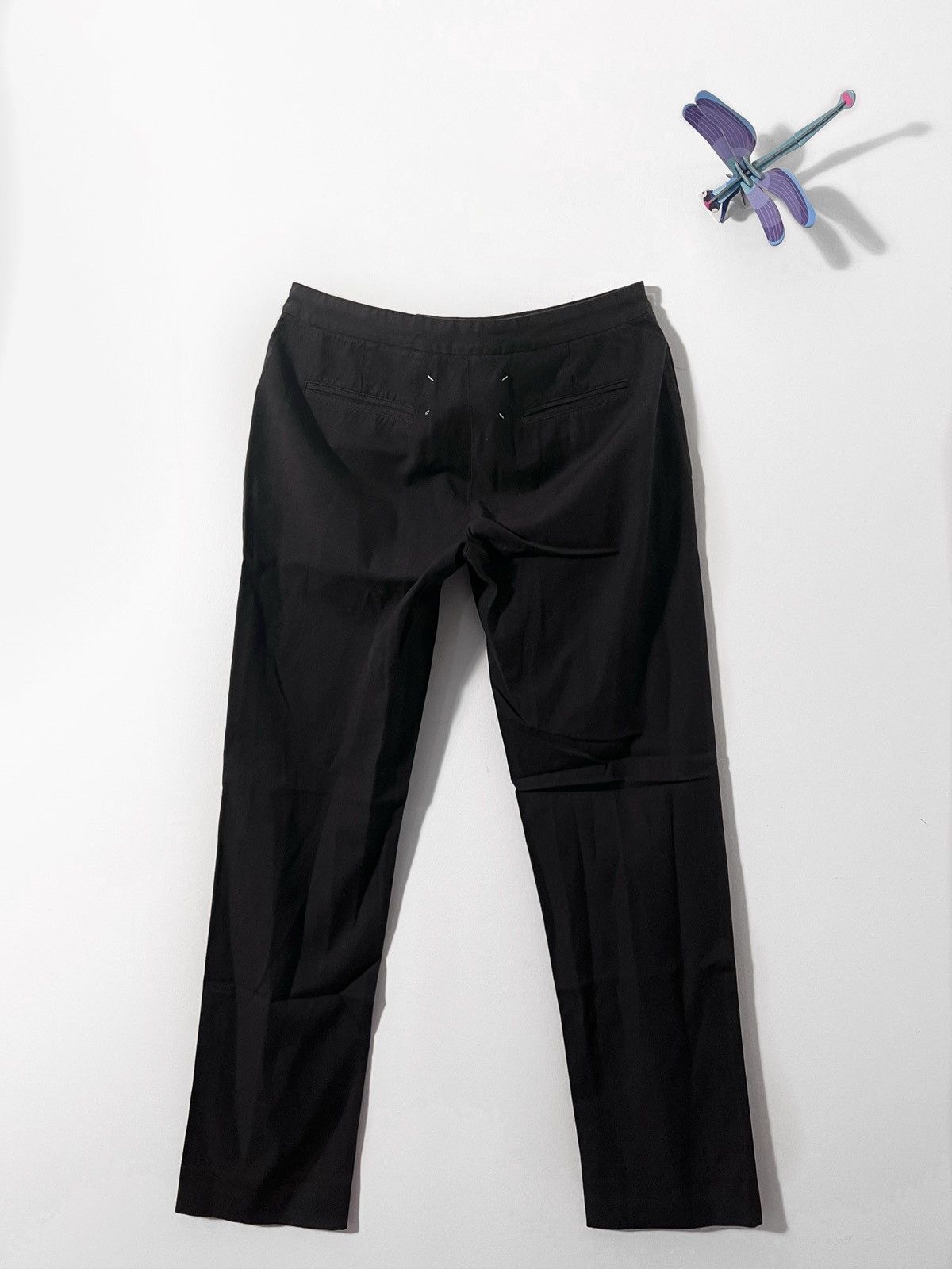 Maison Margiela Maison Margiela Dark Olive Green Wool Pants Size 48R - 2 Thumbnail