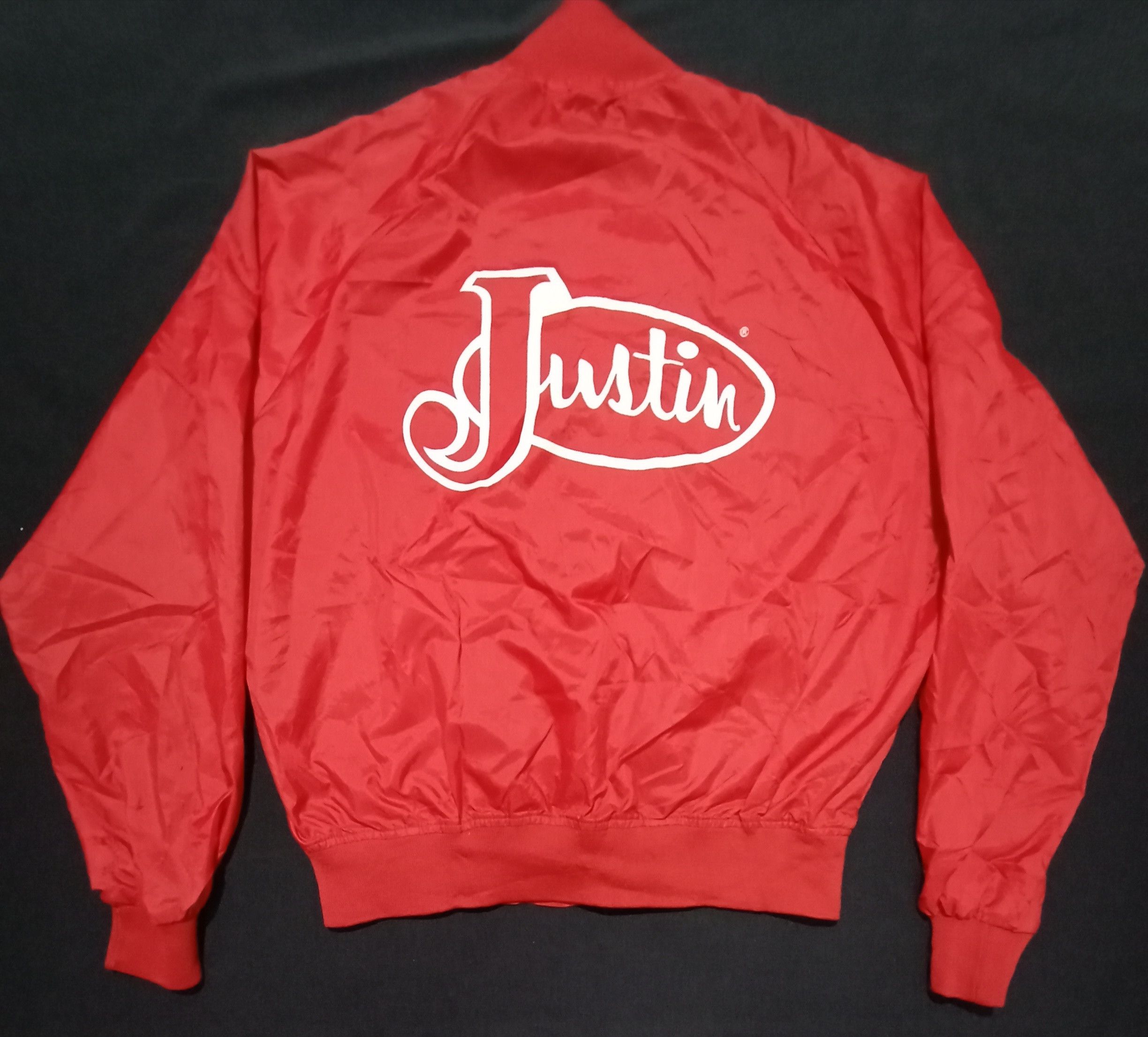 Chalk Line Vintage Justin CHALK LINE Bomber Jacket Windbreaker Size US M / EU 48-50 / 2 - 1 Thumbnail