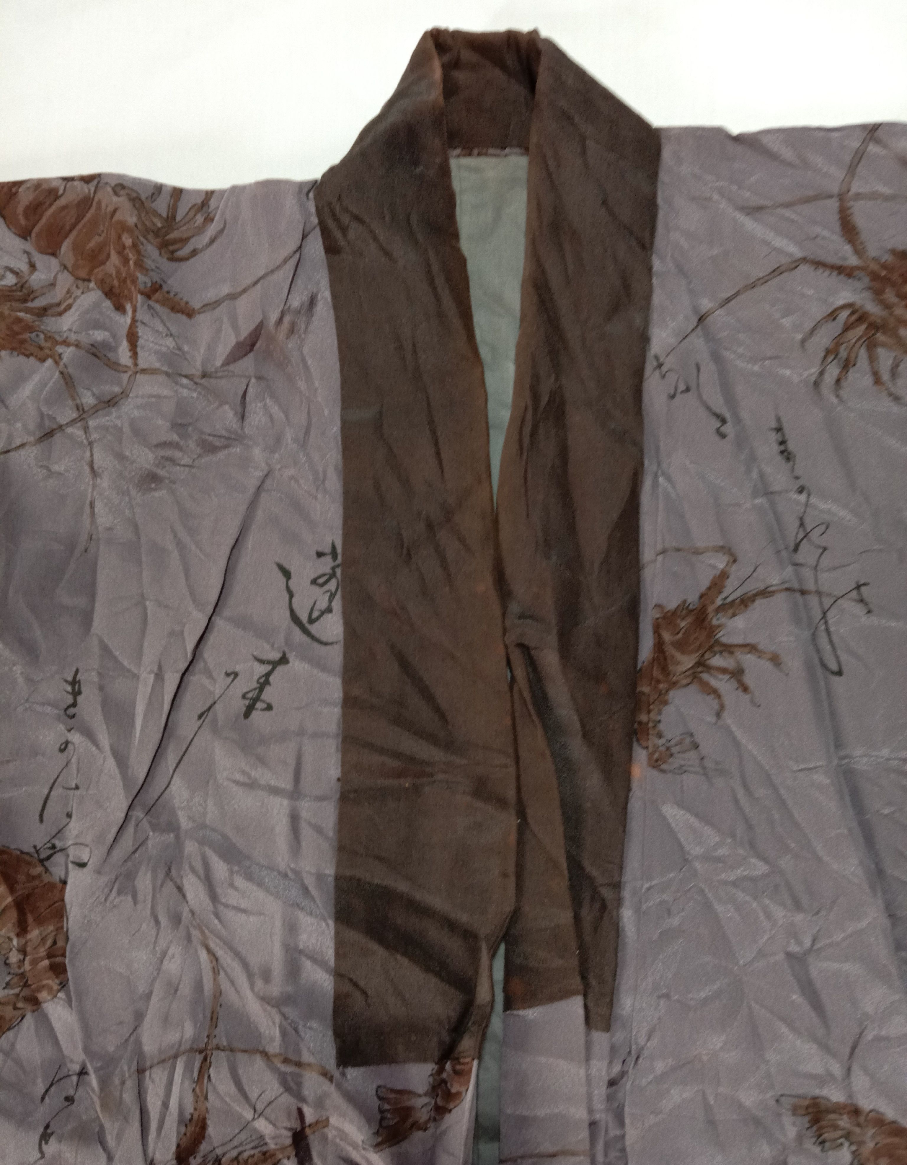 Japanese Brand KIMONO Haori Tomesode Uchikake Yukata Noragi Happi Jacket Size L / US 10 / IT 46 - 5 Thumbnail