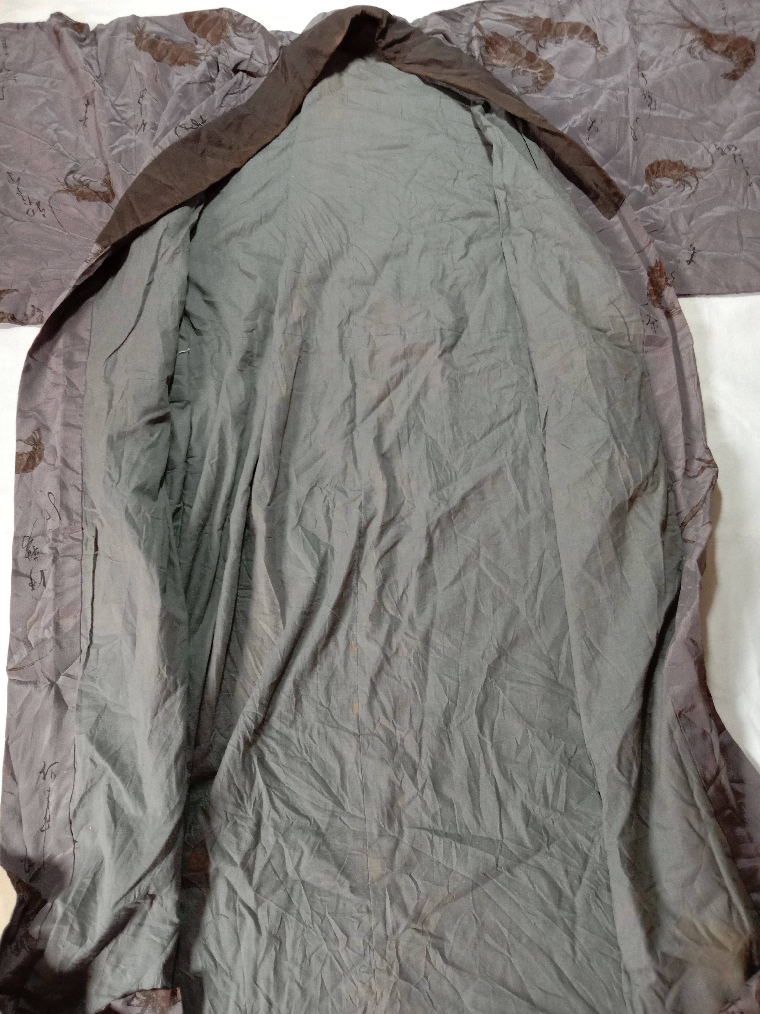 Japanese Brand KIMONO Haori Tomesode Uchikake Yukata Noragi Happi Jacket Size L / US 10 / IT 46 - 6 Thumbnail
