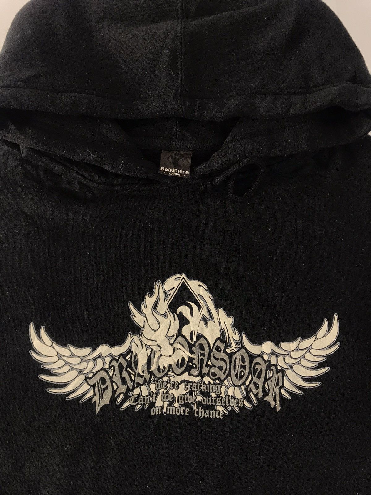 Grailed Beaumere Dragon Soar Despair Gibes Courage Side Tape Hoodie Size US L / EU 52-54 / 3 - 3 Thumbnail