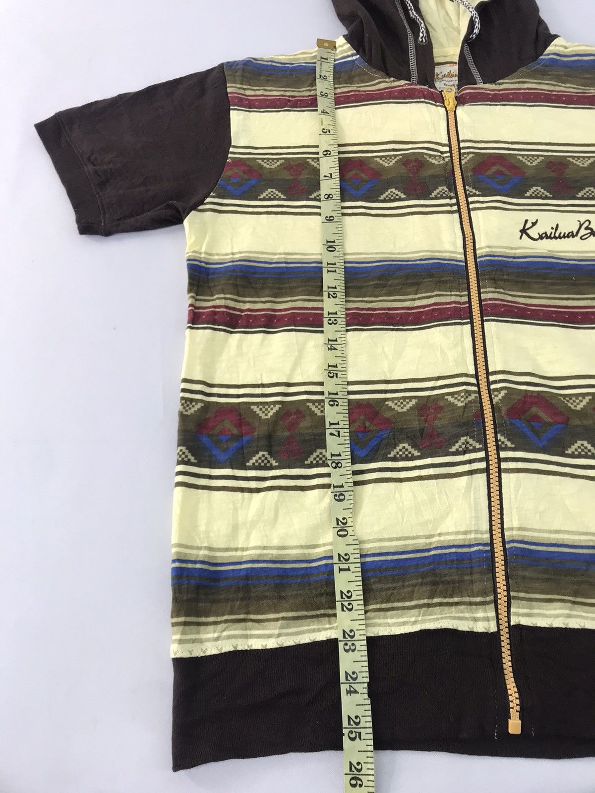 Grailed Kailua Bay Maui Hawaii Hoodies Zipper Striped Block Size M / US 6-8 / IT 42-44 - 10 Thumbnail