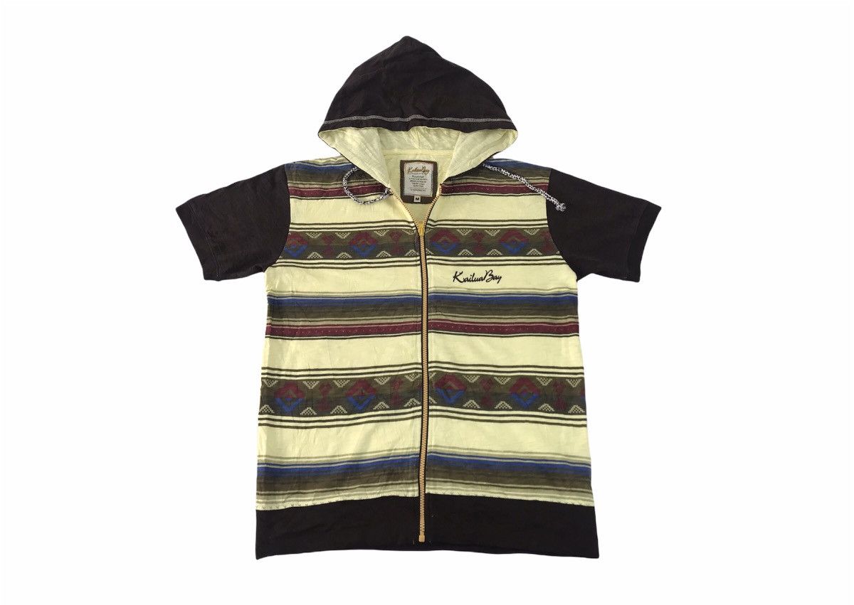 Grailed Kailua Bay Maui Hawaii Hoodies Zipper Striped Block Size M / US 6-8 / IT 42-44 - 1 Thumbnail