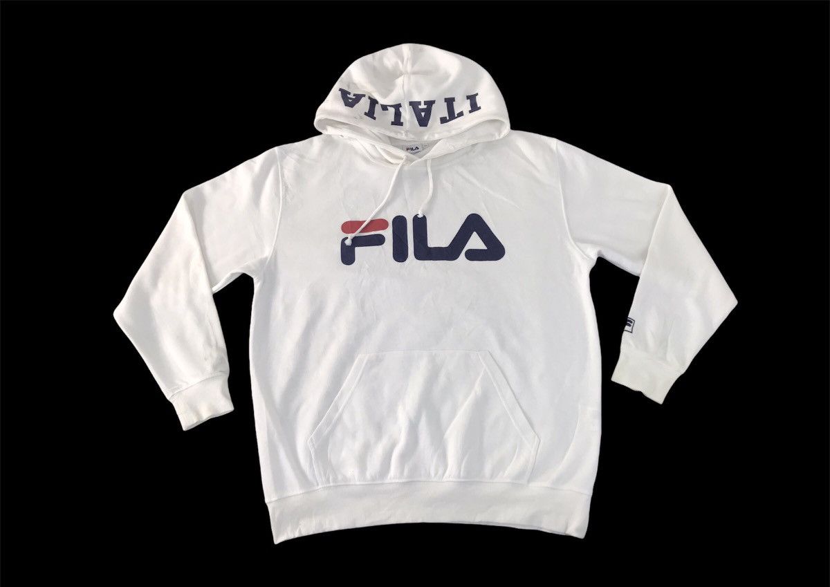 Fila Fila Spell Out Hoodie Zip Up Jacket Inspired Designer Size US L / EU 52-54 / 3 - 1 Thumbnail