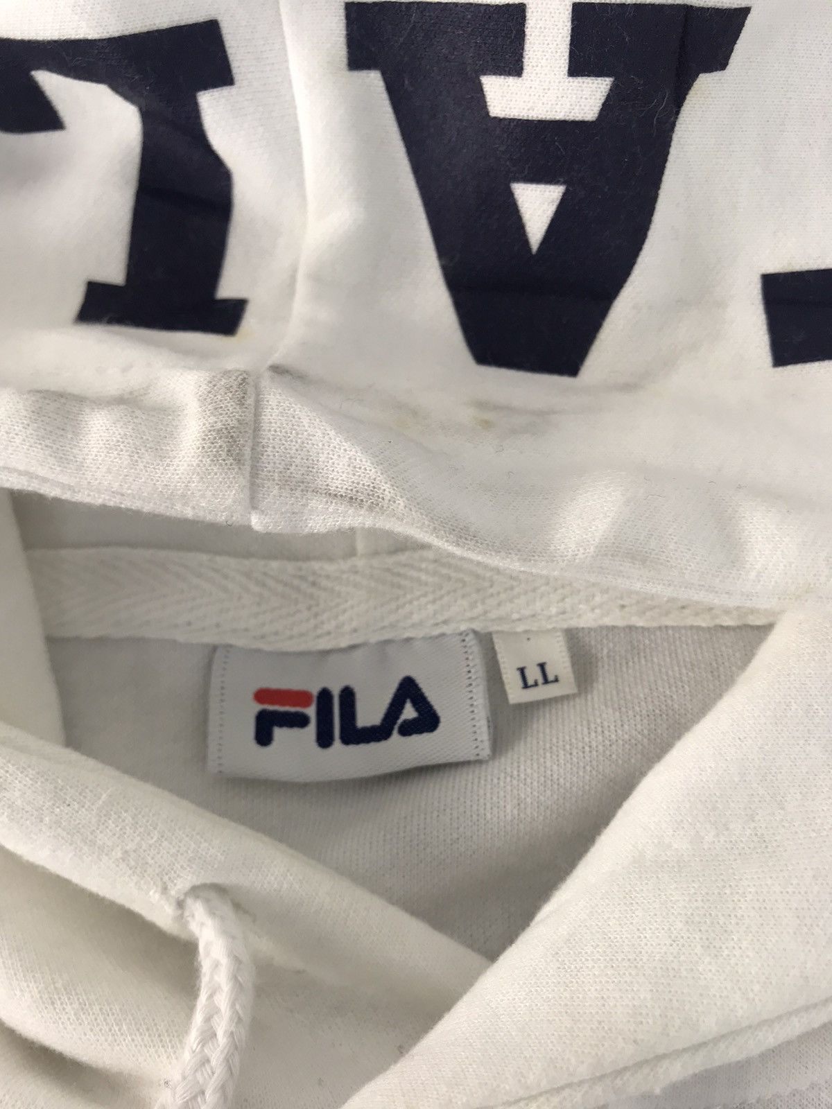 Fila Fila Spell Out Hoodie Zip Up Jacket Inspired Designer Size US L / EU 52-54 / 3 - 5 Thumbnail