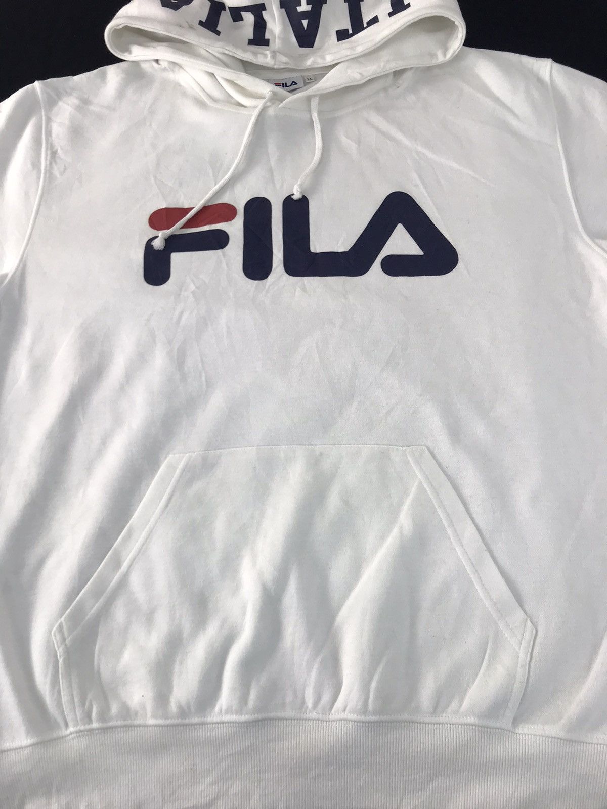 Fila Fila Spell Out Hoodie Zip Up Jacket Inspired Designer Size US L / EU 52-54 / 3 - 4 Thumbnail