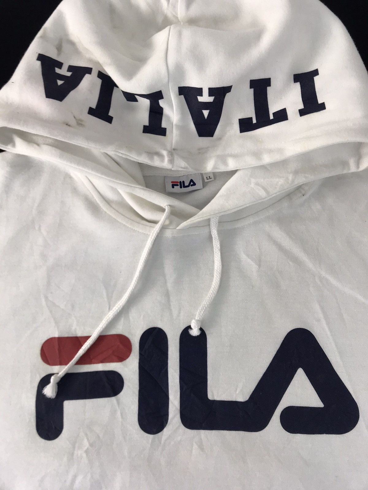 Fila Fila Spell Out Hoodie Zip Up Jacket Inspired Designer Size US L / EU 52-54 / 3 - 3 Thumbnail