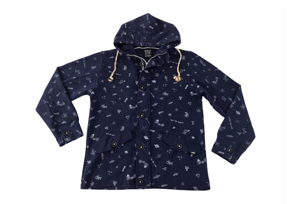 Grailed Modish Gaze Hoodie Zip Up Button Style Jacket Size US M / EU 48-50 / 2 - 1 Thumbnail