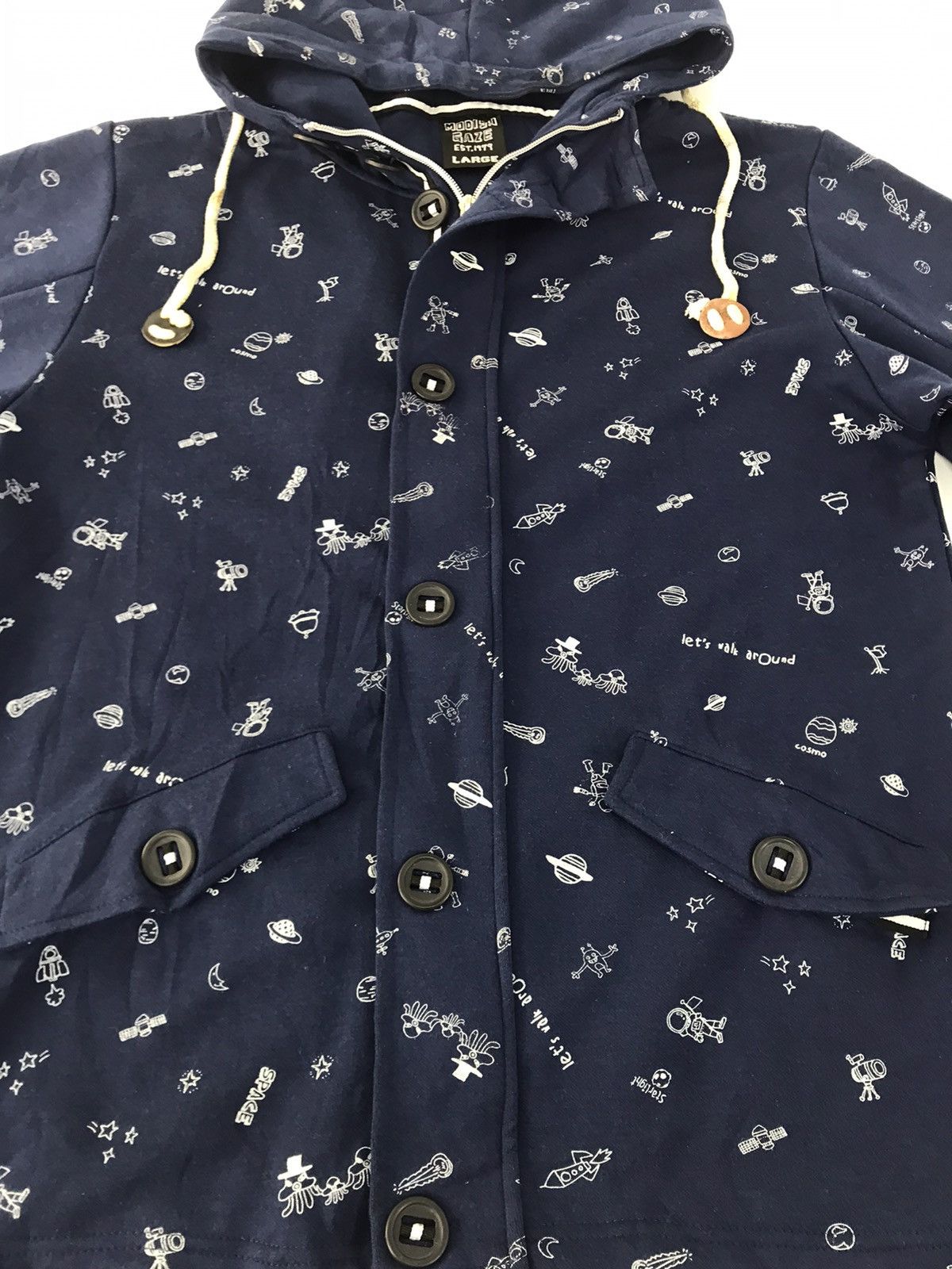 Grailed Modish Gaze Hoodie Zip Up Button Style Jacket Size US M / EU 48-50 / 2 - 3 Thumbnail
