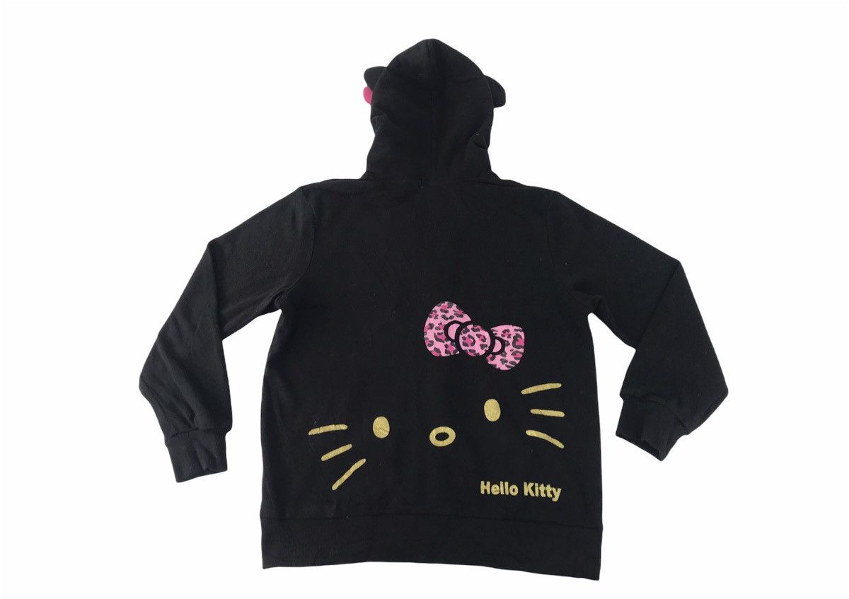 Grailed Hello Kitty Hoodie Zip Up Big Logo Cheetah Inner Size M / US 6-8 / IT 42-44 - 2 Thumbnail