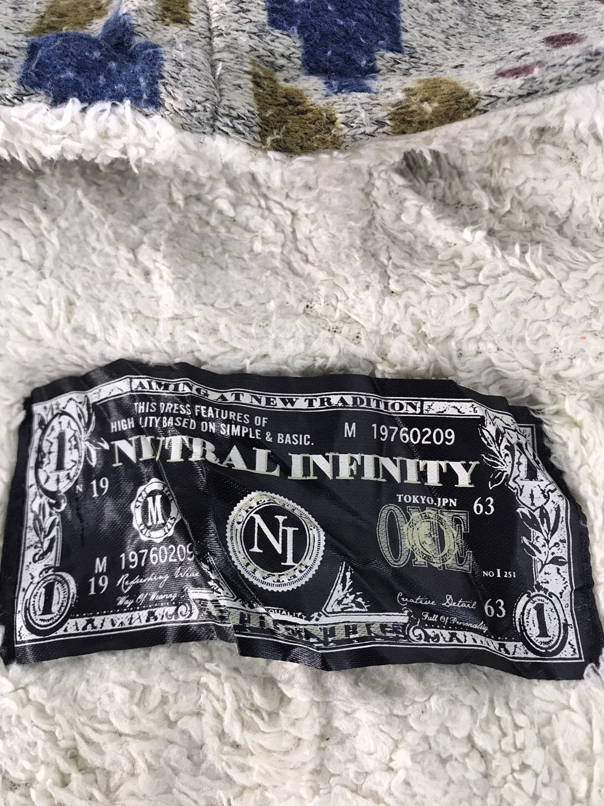 Japanese Brand Natural Infinity Fleece Hoodie Zip Up Abstract Native Aztec Size M / US 6-8 / IT 42-44 - 5 Thumbnail