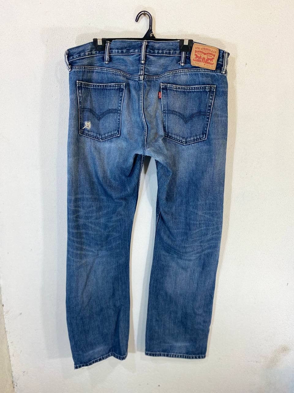 Levi's levis 514 distressed rework denim nice design Size US 42 / EU 58 - 2 Thumbnail
