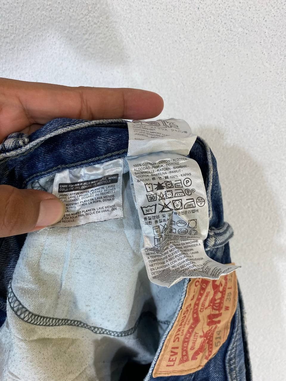 Levi's levis 514 distressed rework denim nice design Size US 42 / EU 58 - 12 Thumbnail