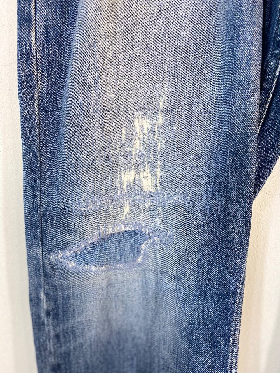 Levi's levis 514 distressed rework denim nice design Size US 42 / EU 58 - 7 Thumbnail