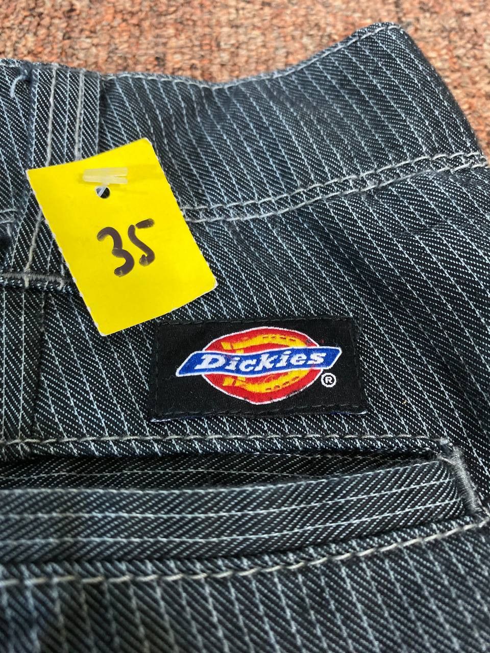 Dickies dickies cargo pants hickory stripe distressed Size US 35 - 7 Thumbnail