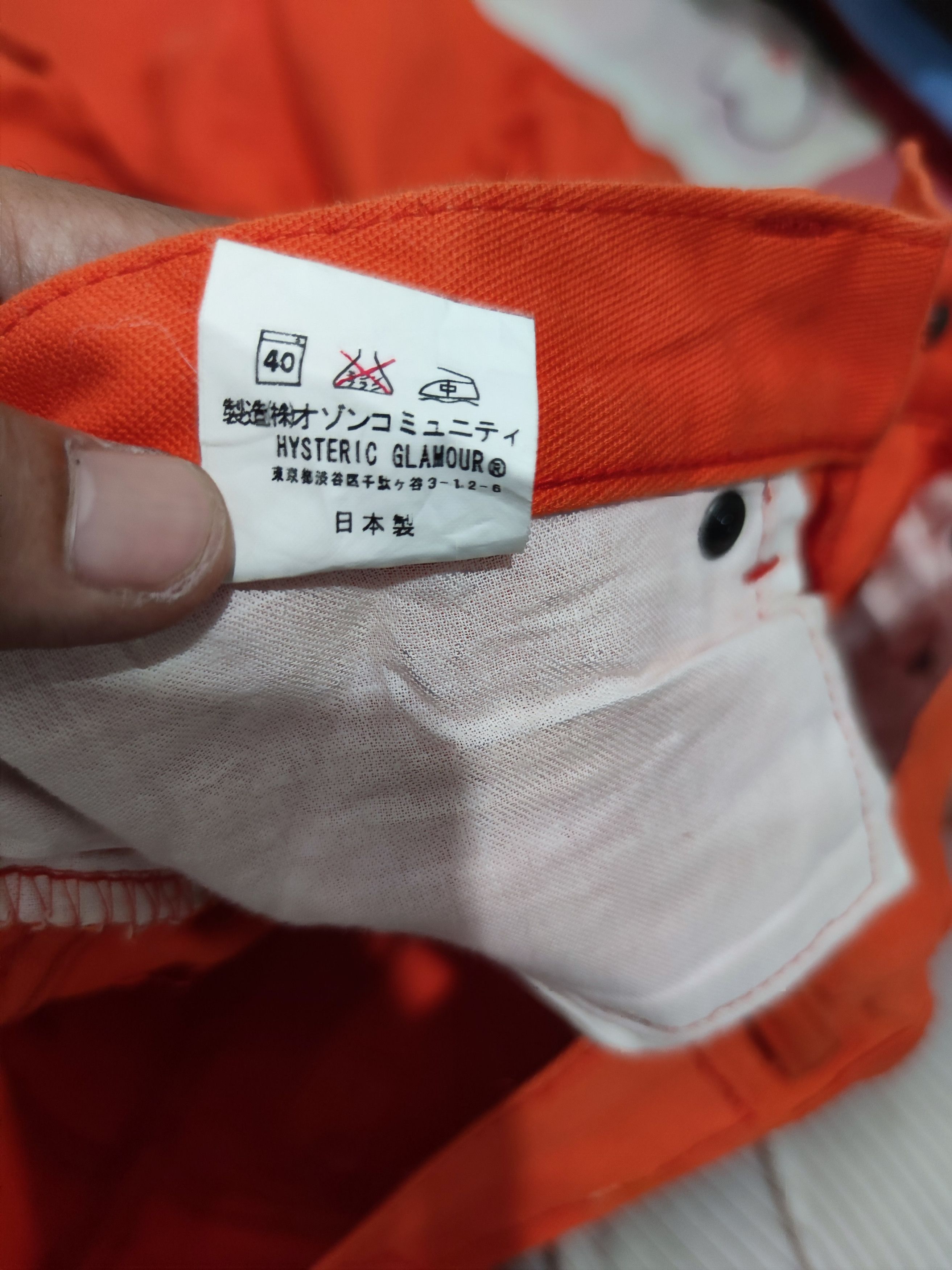 Hysteric Glamour Orange Skinny Jeans Size US 30 / EU 46 - 7 Thumbnail