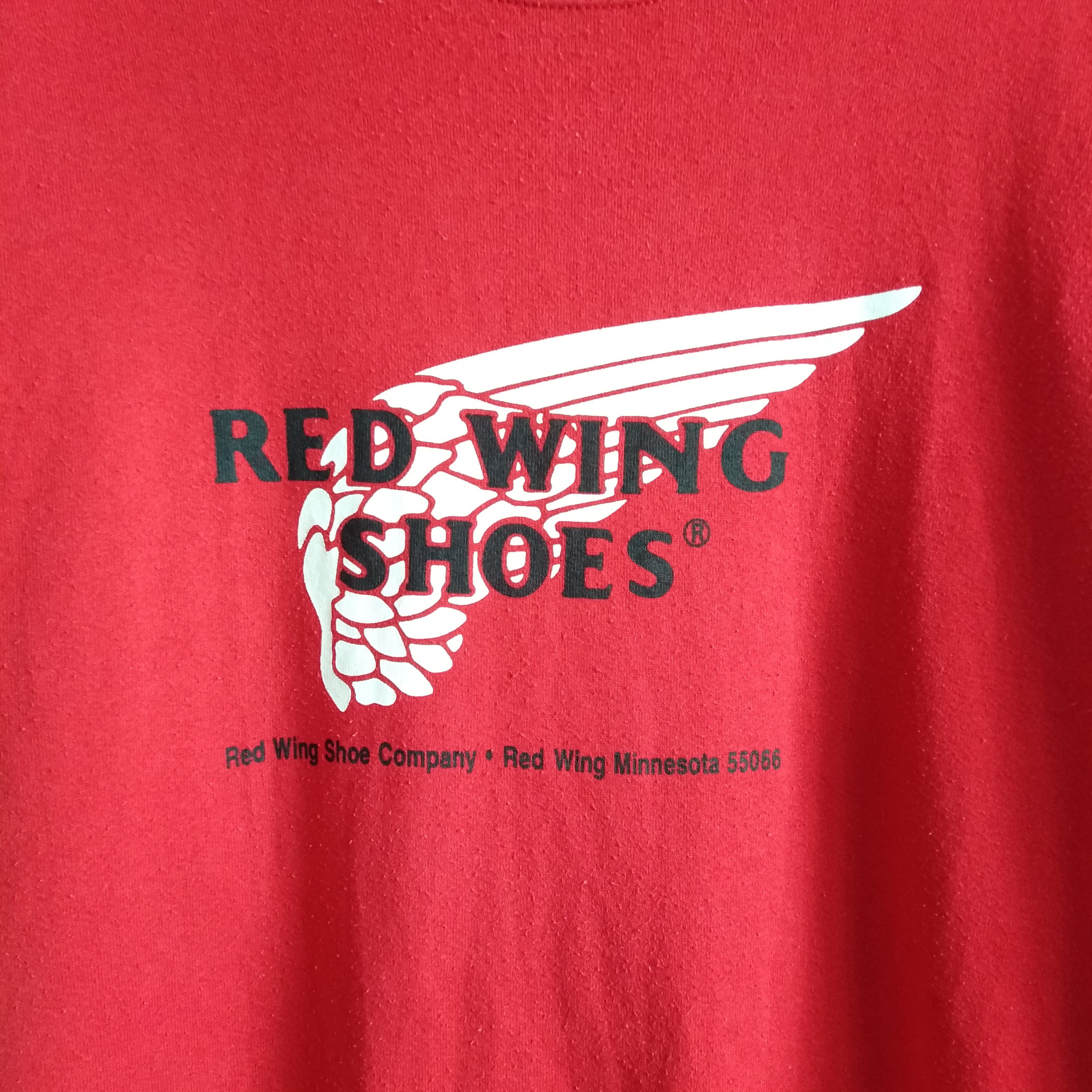 Red Wing Vintage Red Wing Shoes Company Logo Tee 90s Size US L / EU 52-54 / 3 - 2 Thumbnail