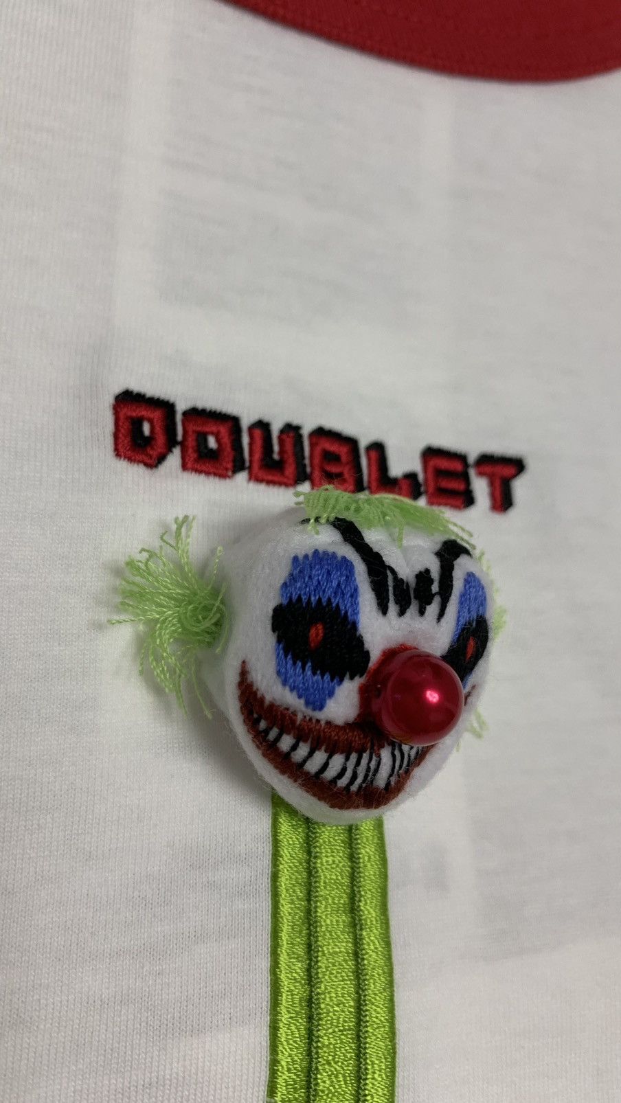 Doublet Doublet runway psycho joker clown pez dispenser tee | Grailed