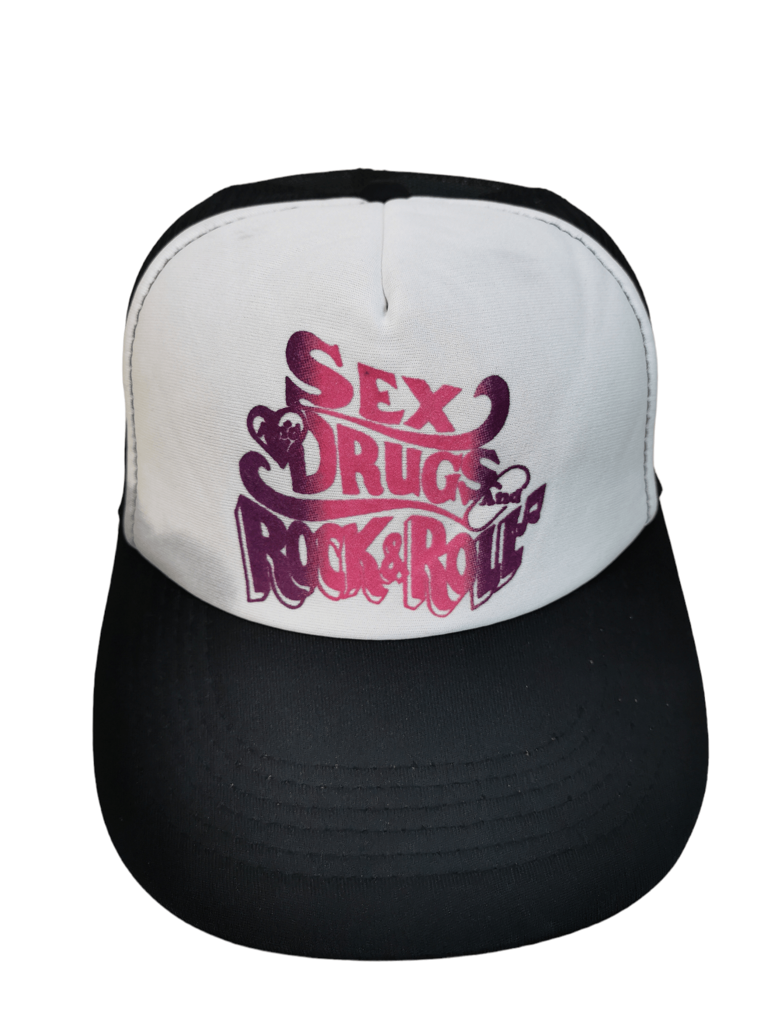 Japanese Brand 🔥4 MONTHS SALE🔥 SEX DRUGS ROCK & ROLL TRUCKER HAT CAP Size ONE SIZE - 1 Thumbnail