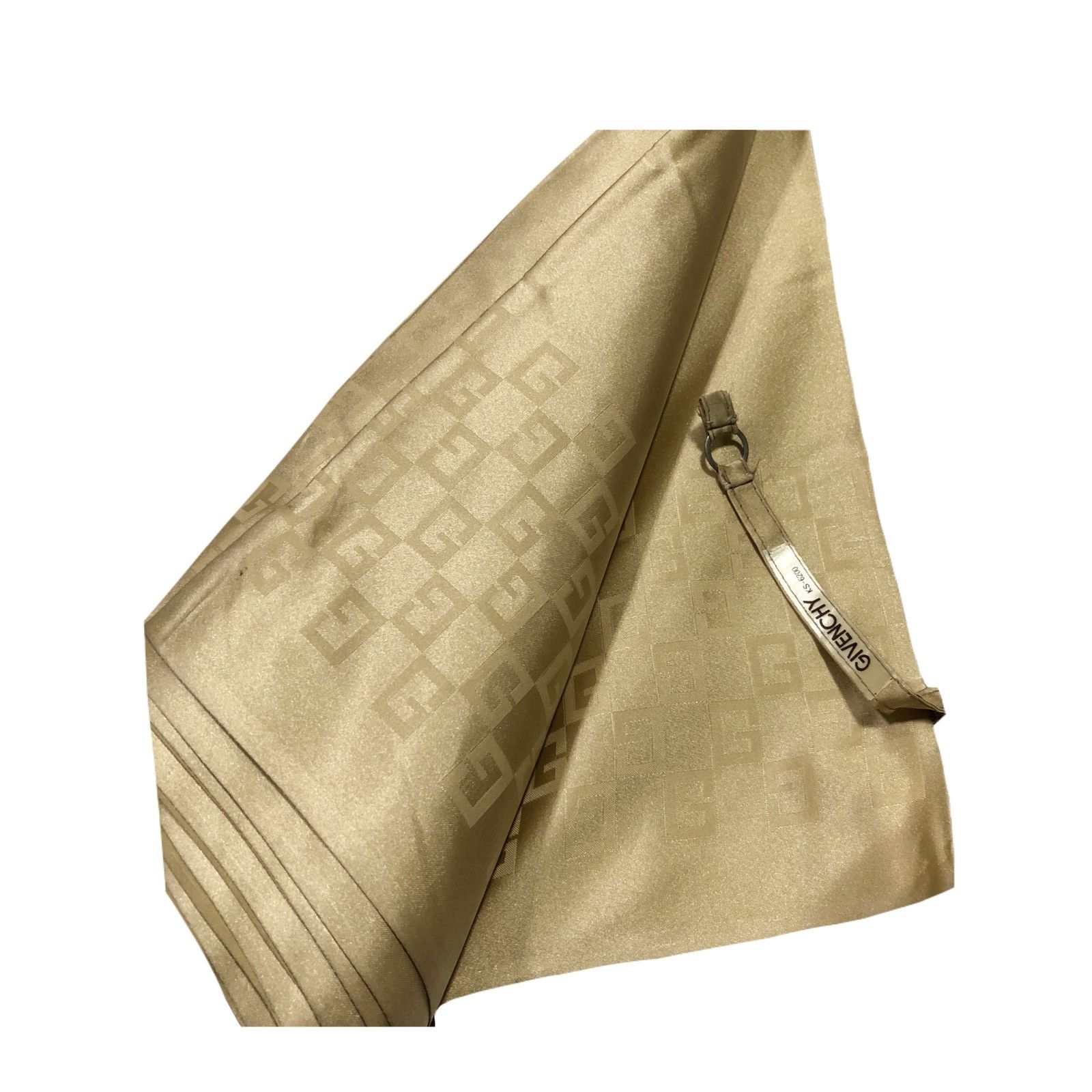 Givenchy Vintage 90s Givenchy Monogram Gold Umbrella Gold Beige Size ONE SIZE - 6 Thumbnail