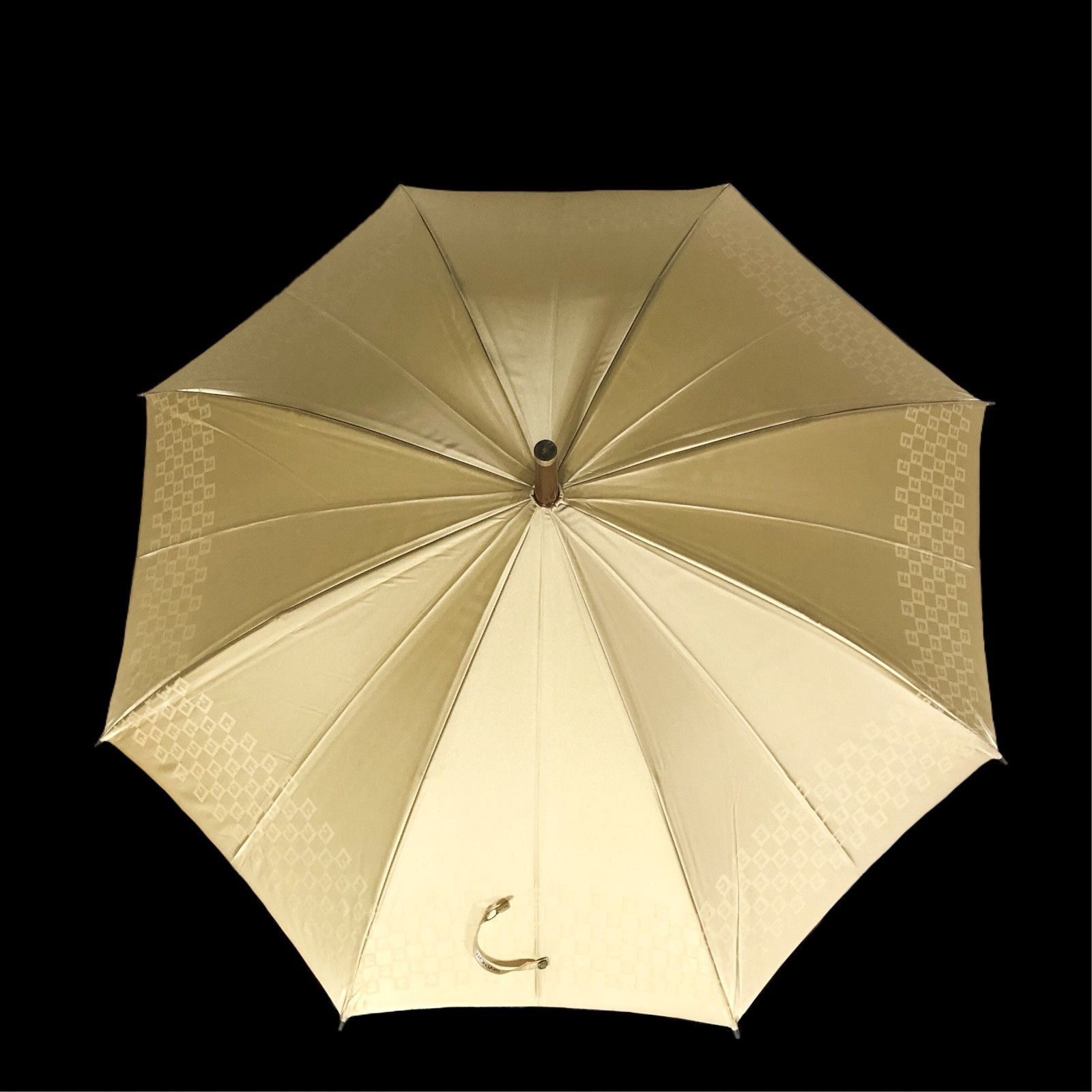 Givenchy Vintage 90s Givenchy Monogram Gold Umbrella Gold Beige Size ONE SIZE - 2 Thumbnail