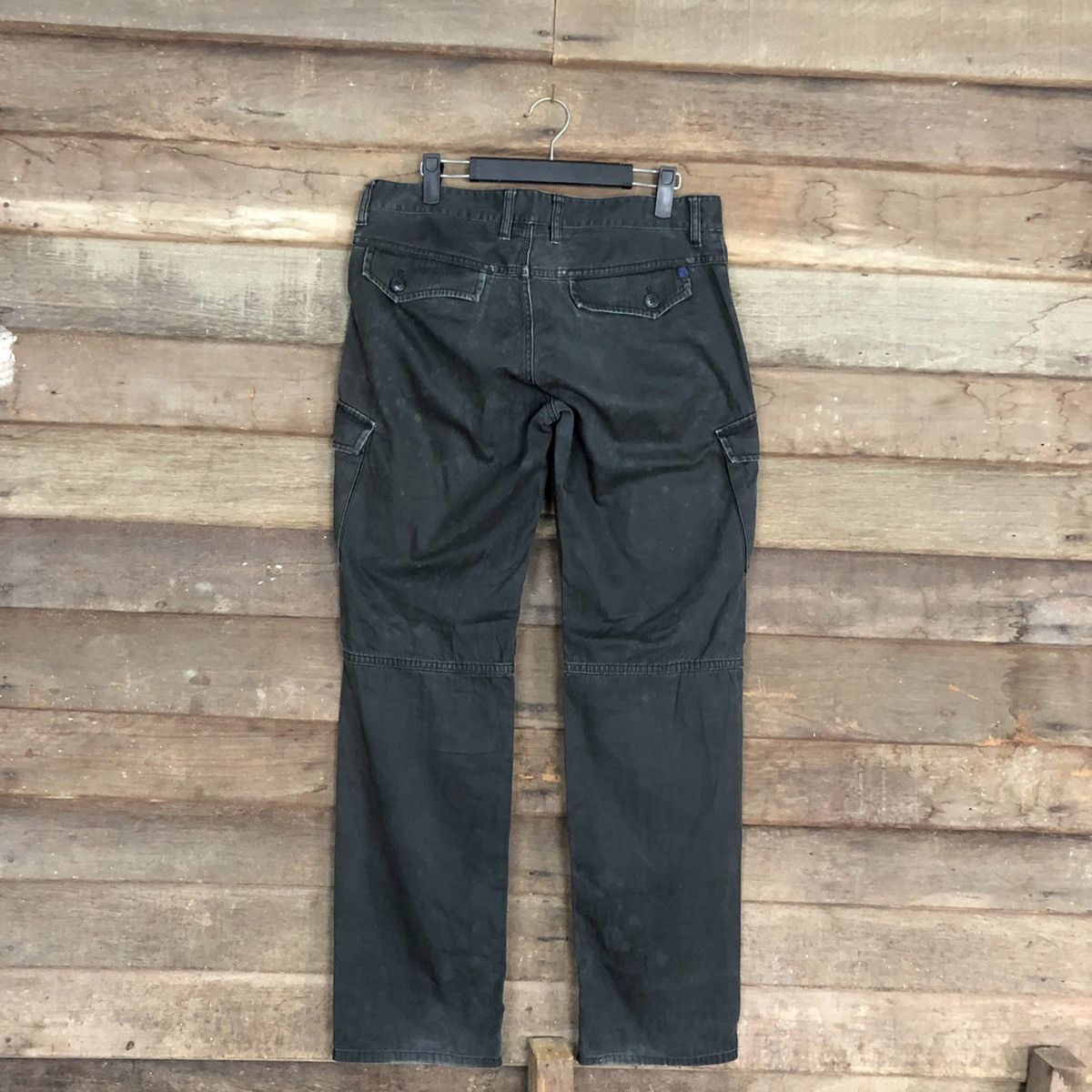 Japanese Brand DL Japan utility faded Black Multipocket Cargo Pants #5367 Size US 31 - 9 Thumbnail