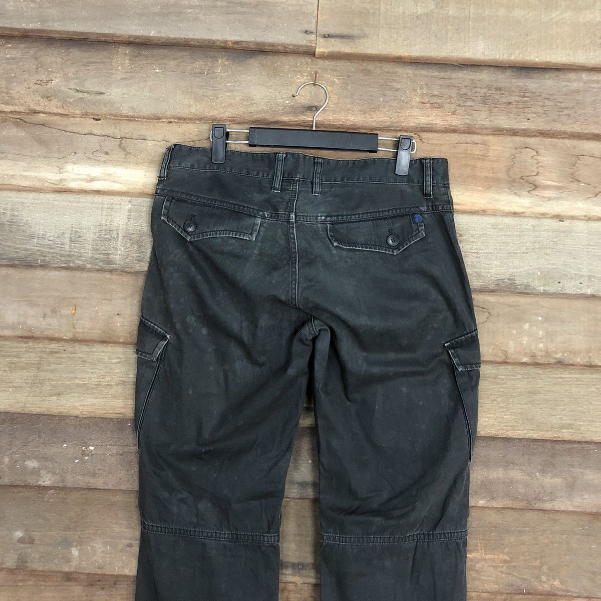 Japanese Brand DL Japan utility faded Black Multipocket Cargo Pants #5367 Size US 31 - 10 Thumbnail