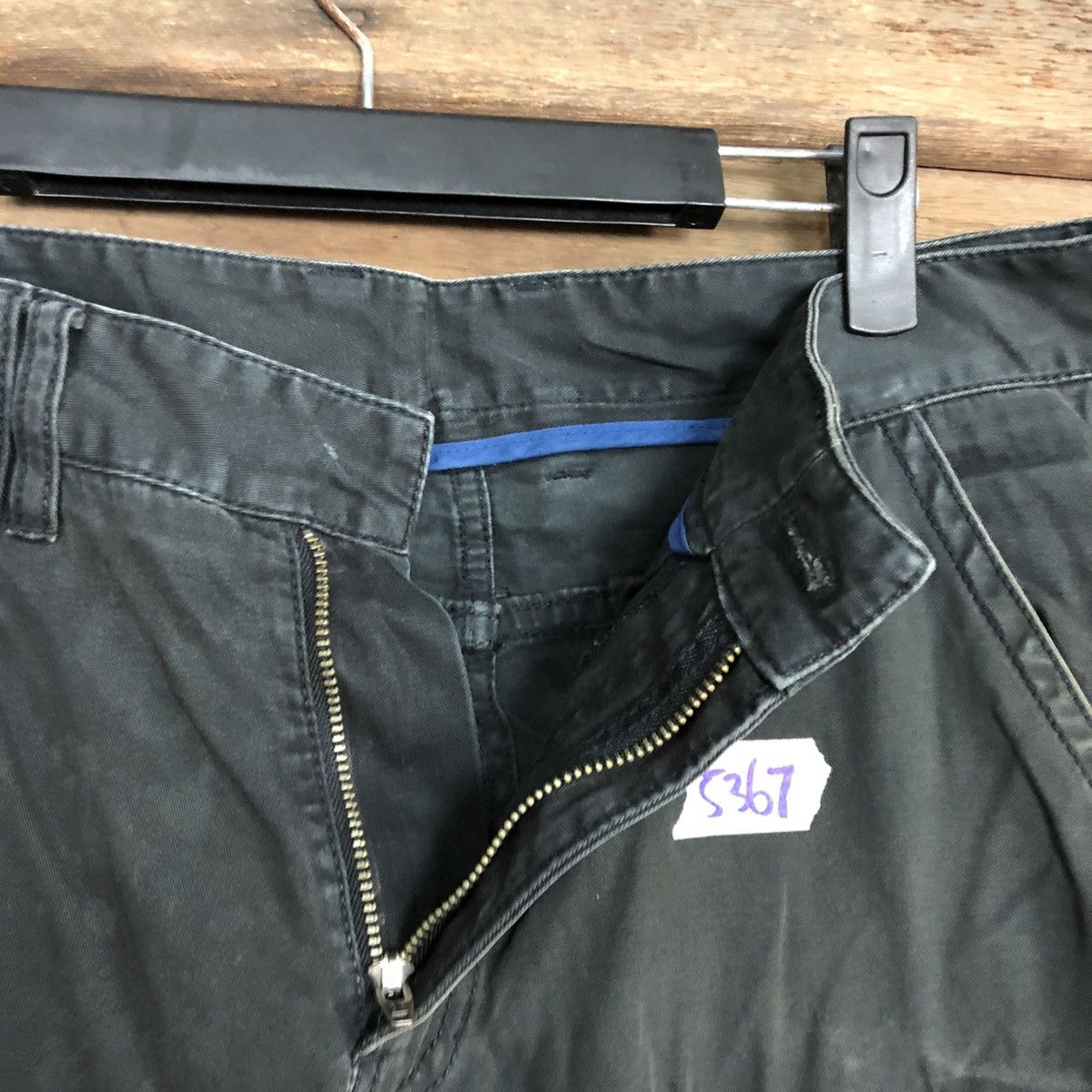 Japanese Brand DL Japan utility faded Black Multipocket Cargo Pants #5367 Size US 31 - 8 Thumbnail