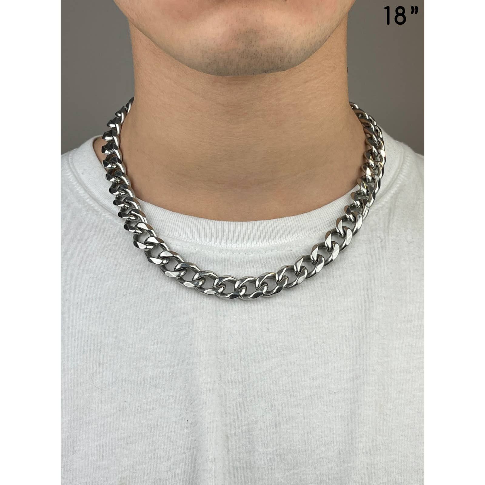 Handmade Cuban Link (12mm) 18" Size ONE SIZE - 1 Thumbnail