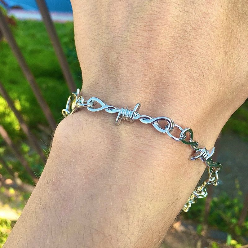 Handmade Wire Thorn Bracelet Size ONE SIZE - 1 Thumbnail