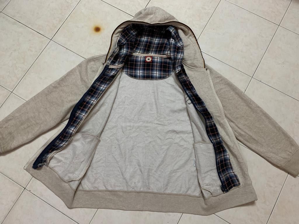 Converse Vintage Converse Double Hoodie Size US L / EU 52-54 / 3 - 6 Thumbnail