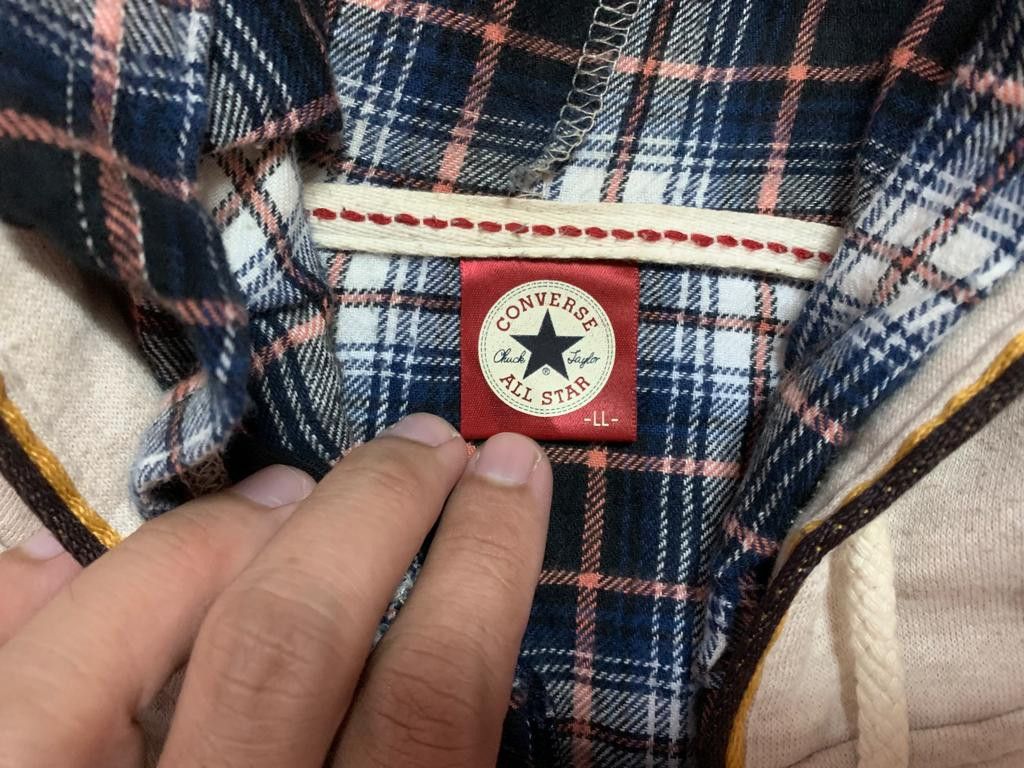 Converse Vintage Converse Double Hoodie Size US L / EU 52-54 / 3 - 8 Thumbnail