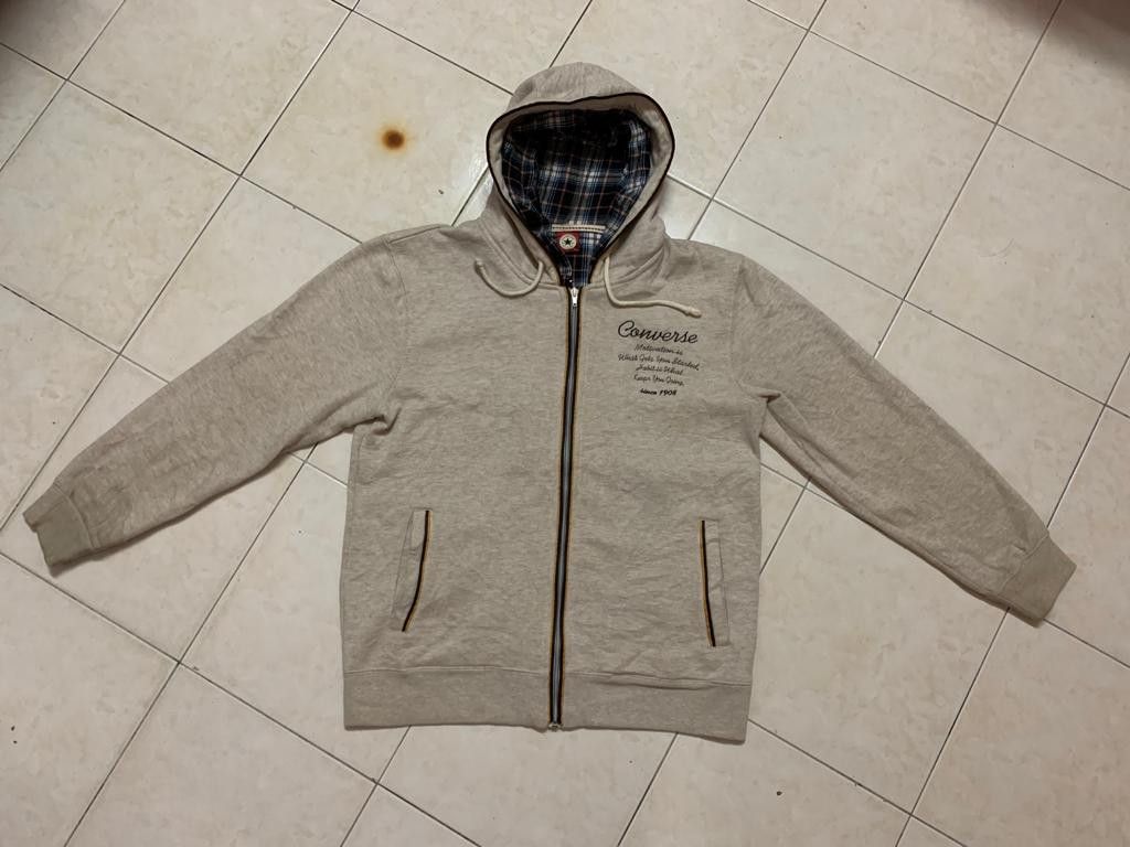 Converse Vintage Converse Double Hoodie Size US L / EU 52-54 / 3 - 3 Thumbnail