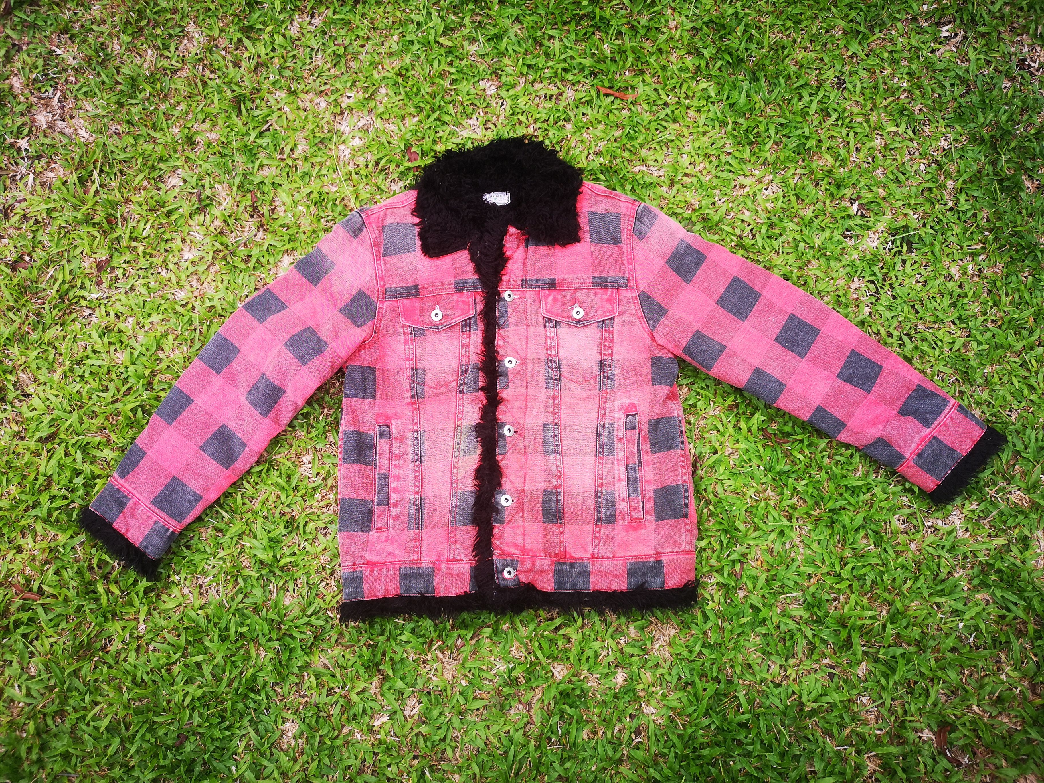 Japanese Brand Mariond Faux Fur Flannel Jacket Button Size US M / EU 48-50 / 2 - 3 Thumbnail