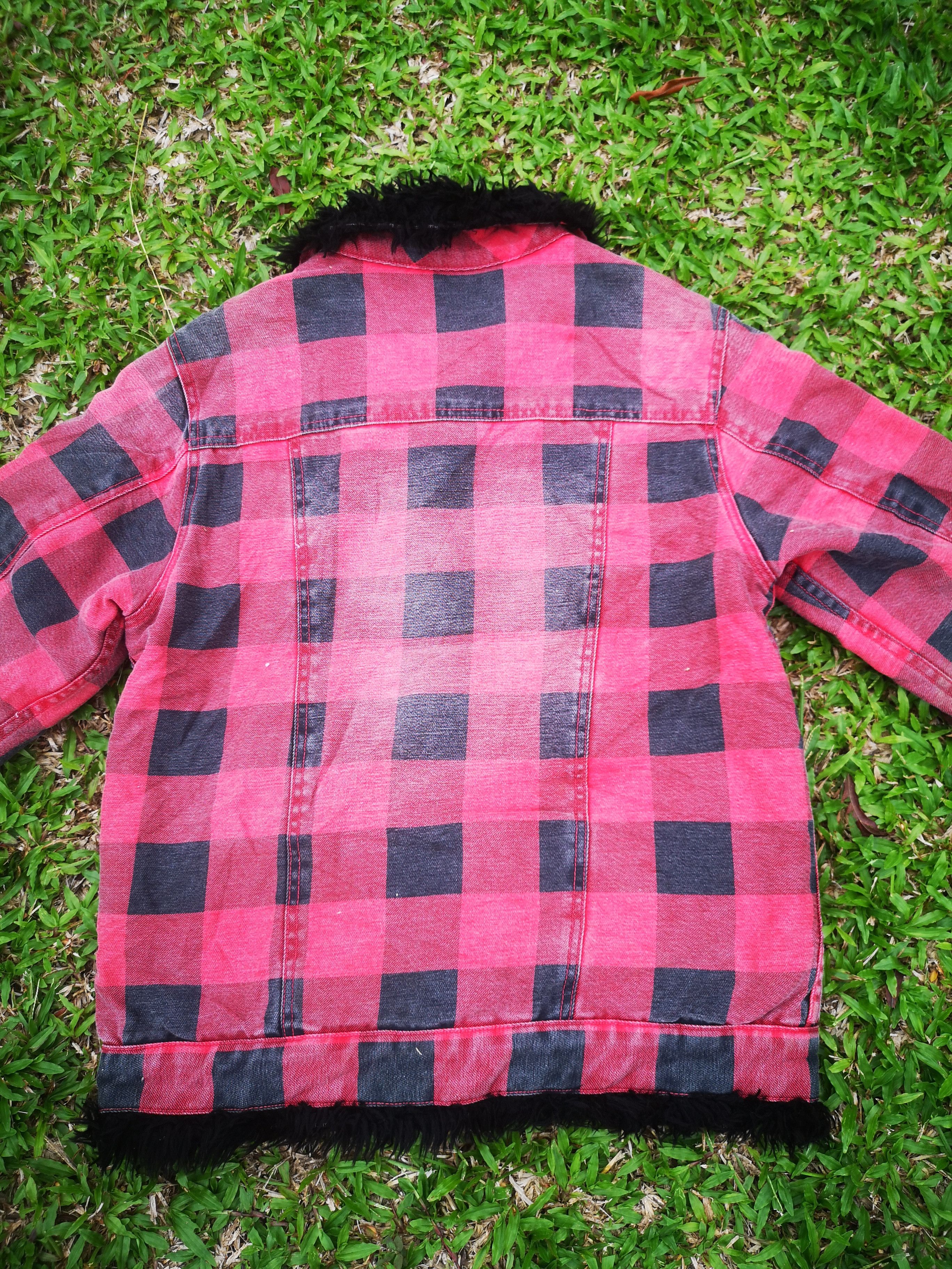 Japanese Brand Mariond Faux Fur Flannel Jacket Button Size US M / EU 48-50 / 2 - 6 Thumbnail