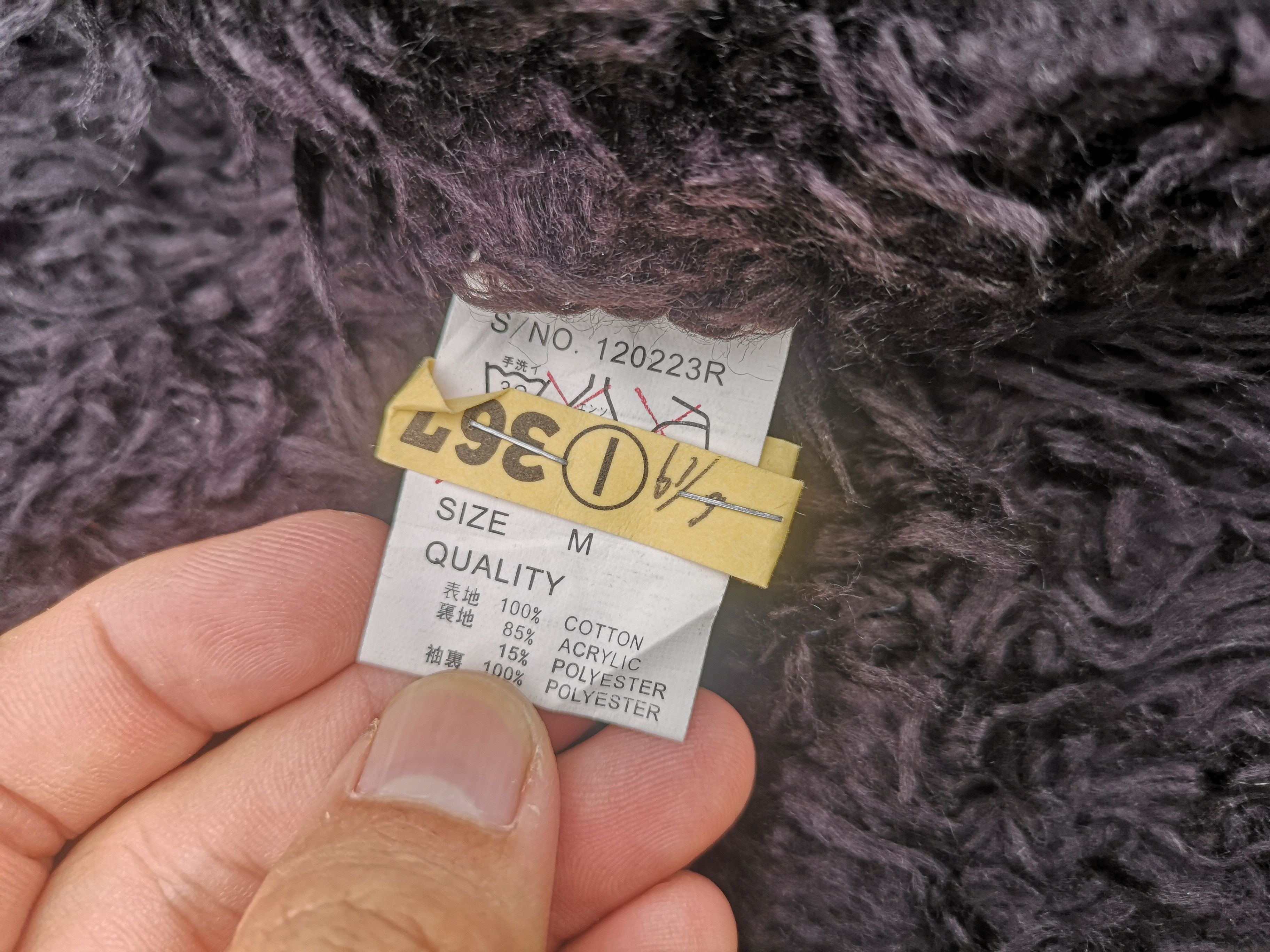 Japanese Brand Mariond Faux Fur Flannel Jacket Button Size US M / EU 48-50 / 2 - 11 Thumbnail