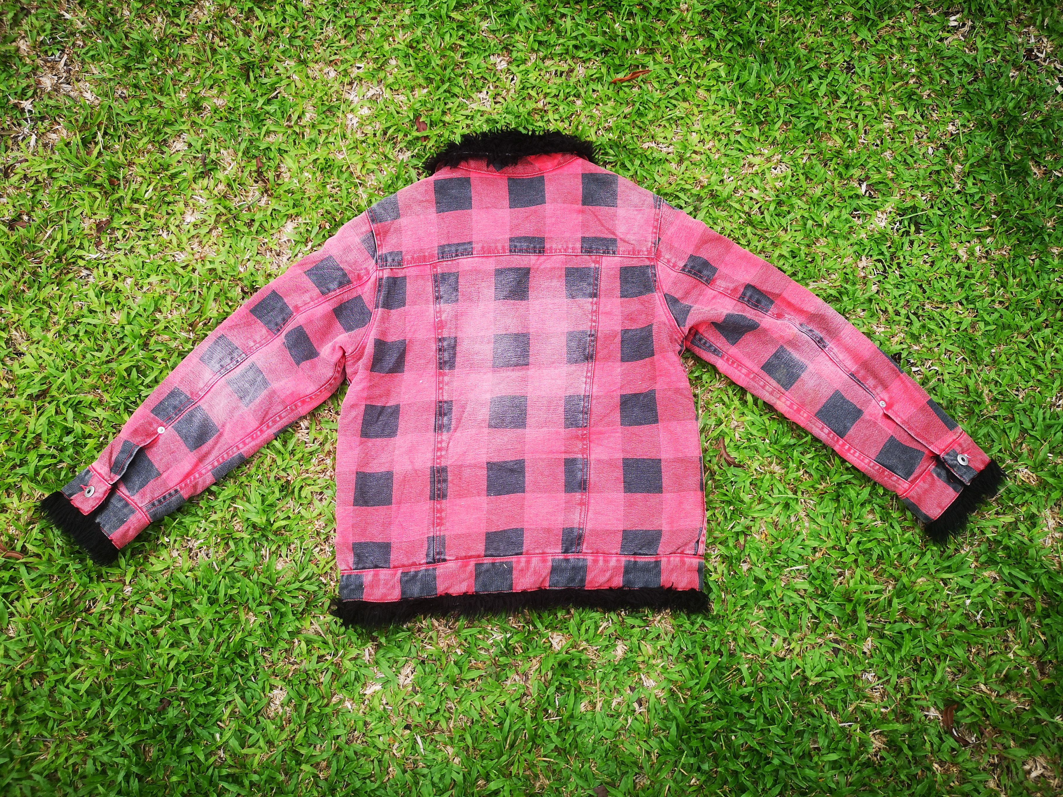 Japanese Brand Mariond Faux Fur Flannel Jacket Button Size US M / EU 48-50 / 2 - 4 Thumbnail