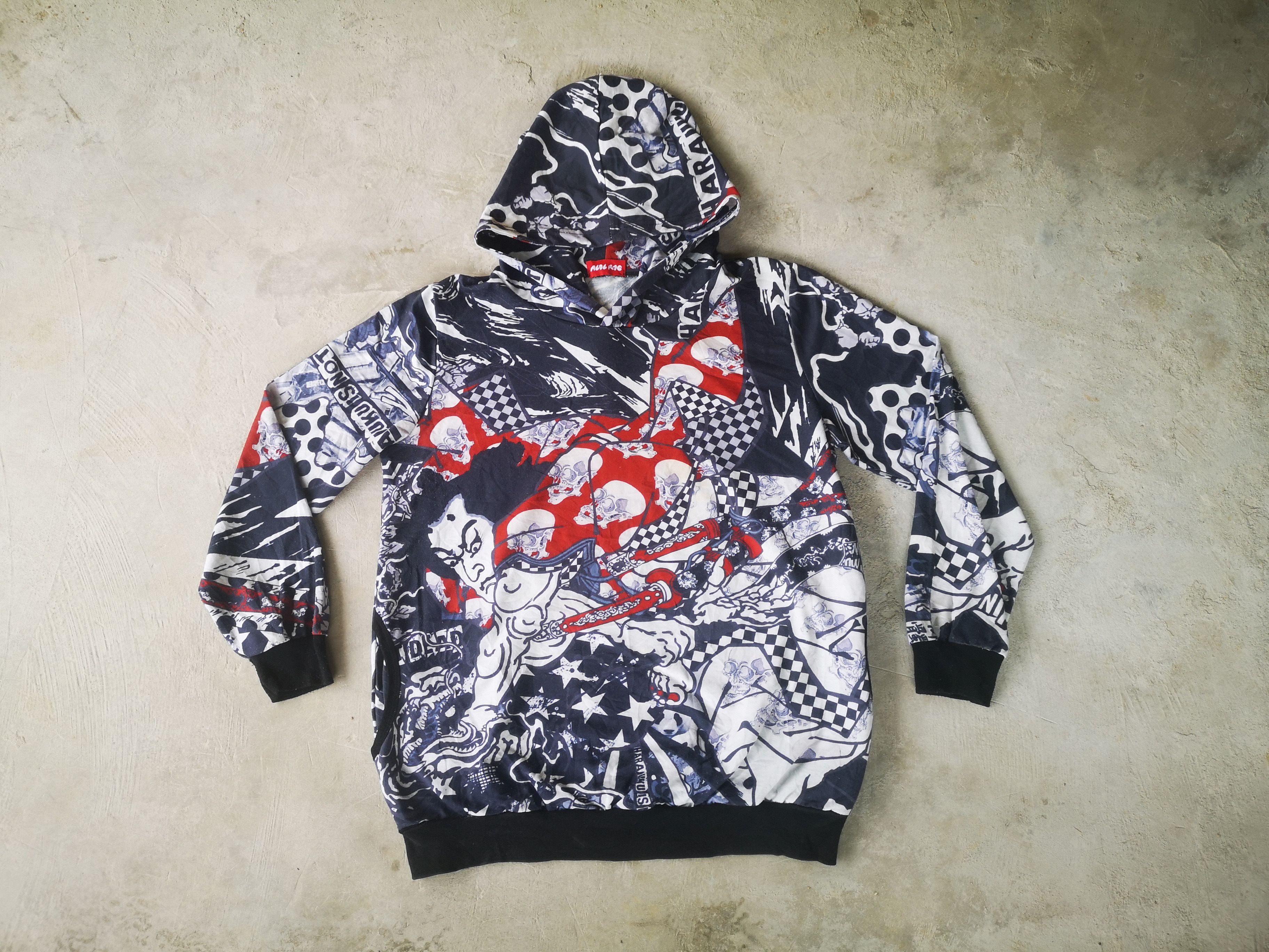 image of Alol Rag Hoodie Anima Japanese, Men's (Size Medium)