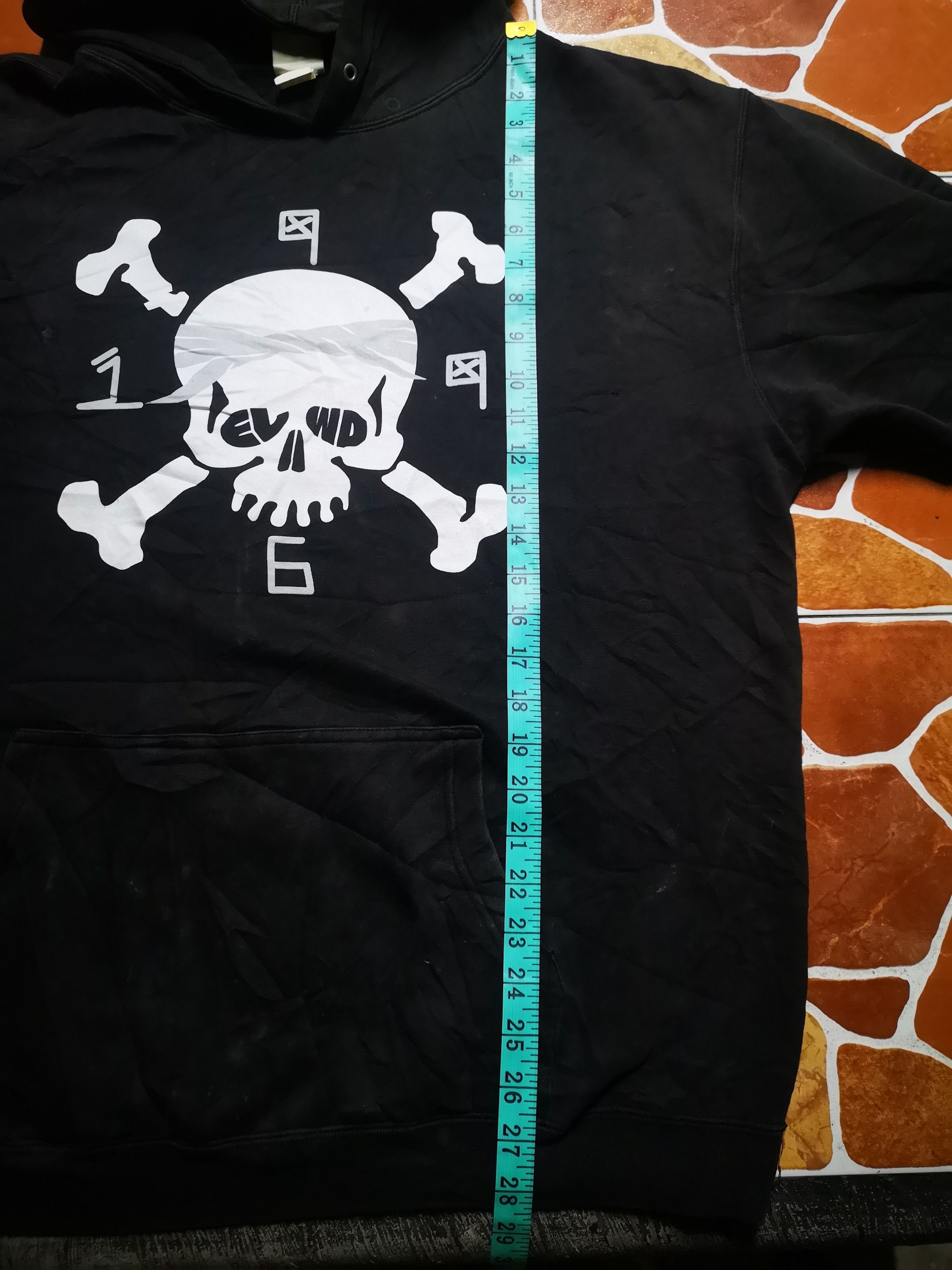 Elwood Vintage Elwood Hoodie Skull Design Size US L / EU 52-54 / 3 - 10 Thumbnail
