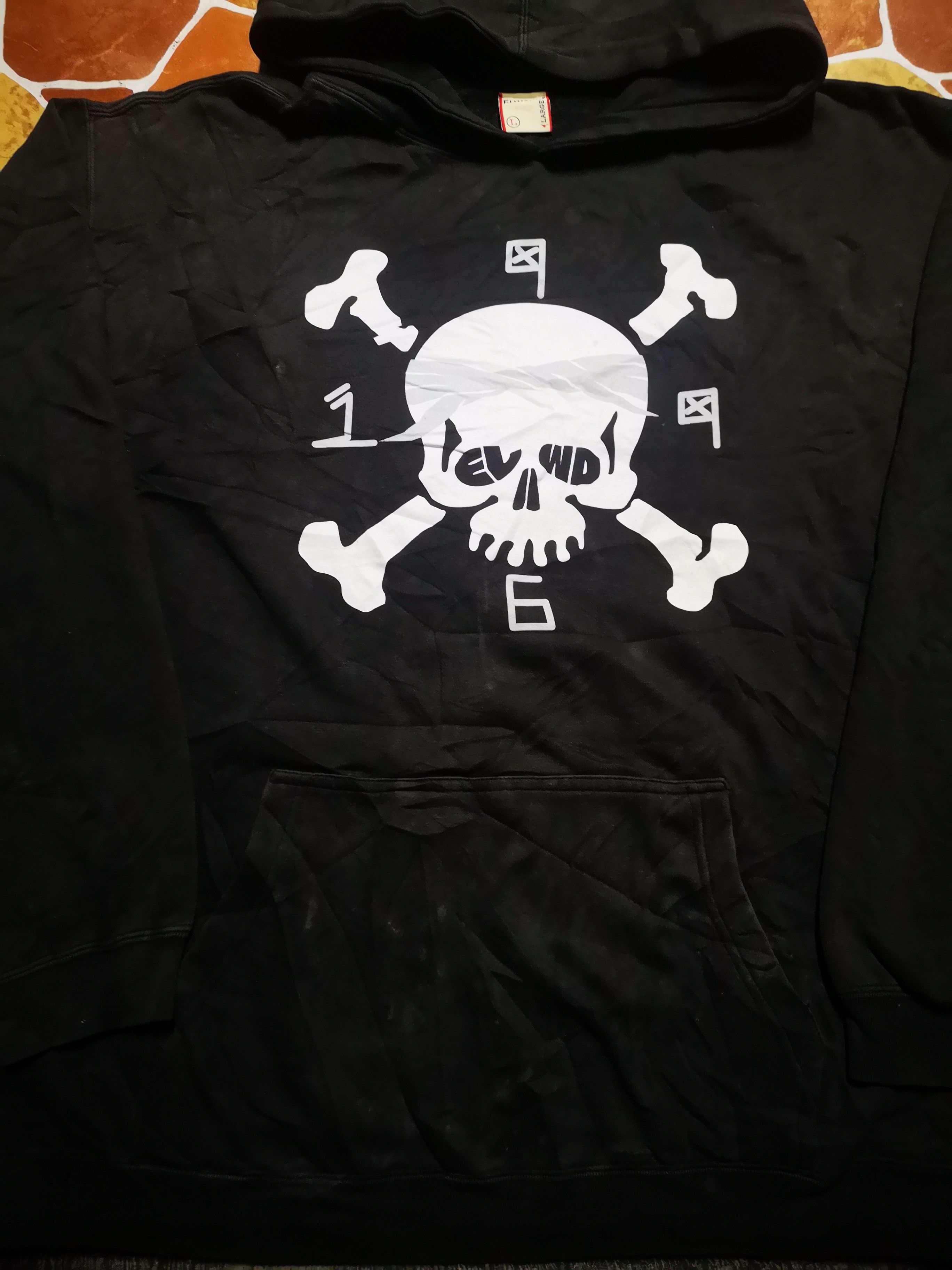 Elwood Vintage Elwood Hoodie Skull Design Size US L / EU 52-54 / 3 - 4 Thumbnail