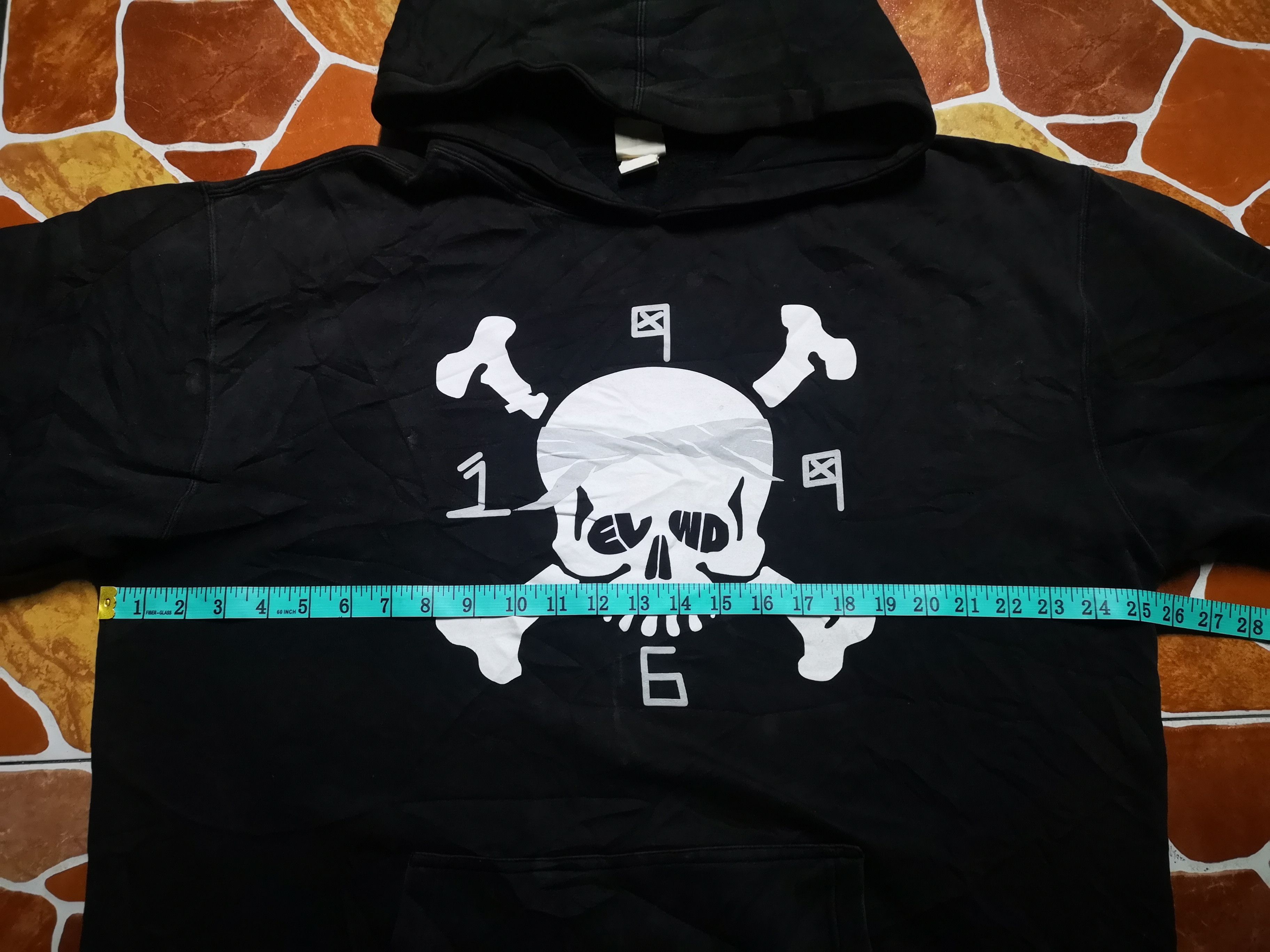 Elwood Vintage Elwood Hoodie Skull Design Size US L / EU 52-54 / 3 - 9 Thumbnail