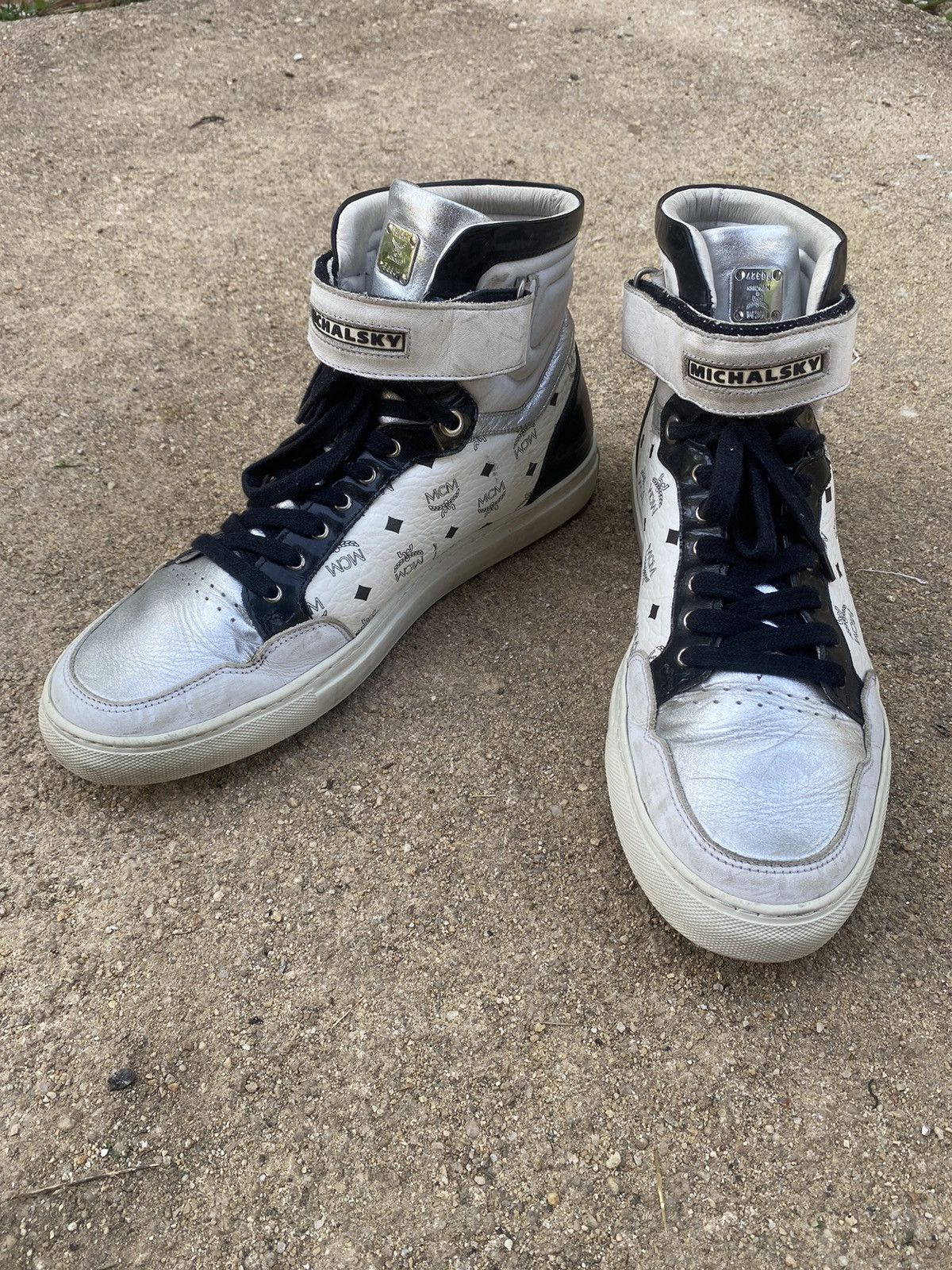 MCM MCM HI-TOP SNEAKERS LUXURY Size US 12 / EU 45 - 5 Thumbnail