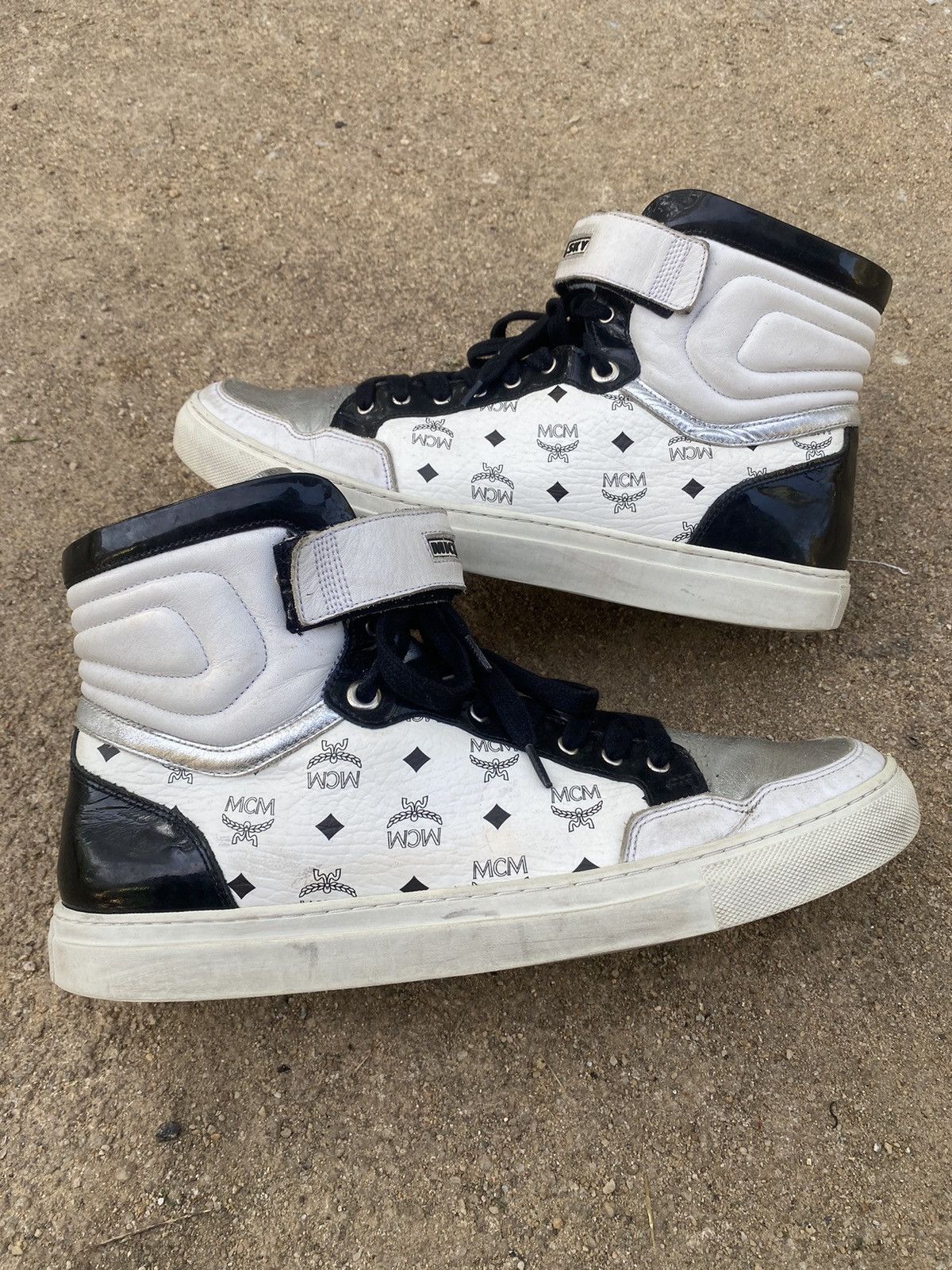 MCM MCM HI-TOP SNEAKERS LUXURY Size US 12 / EU 45 - 6 Thumbnail
